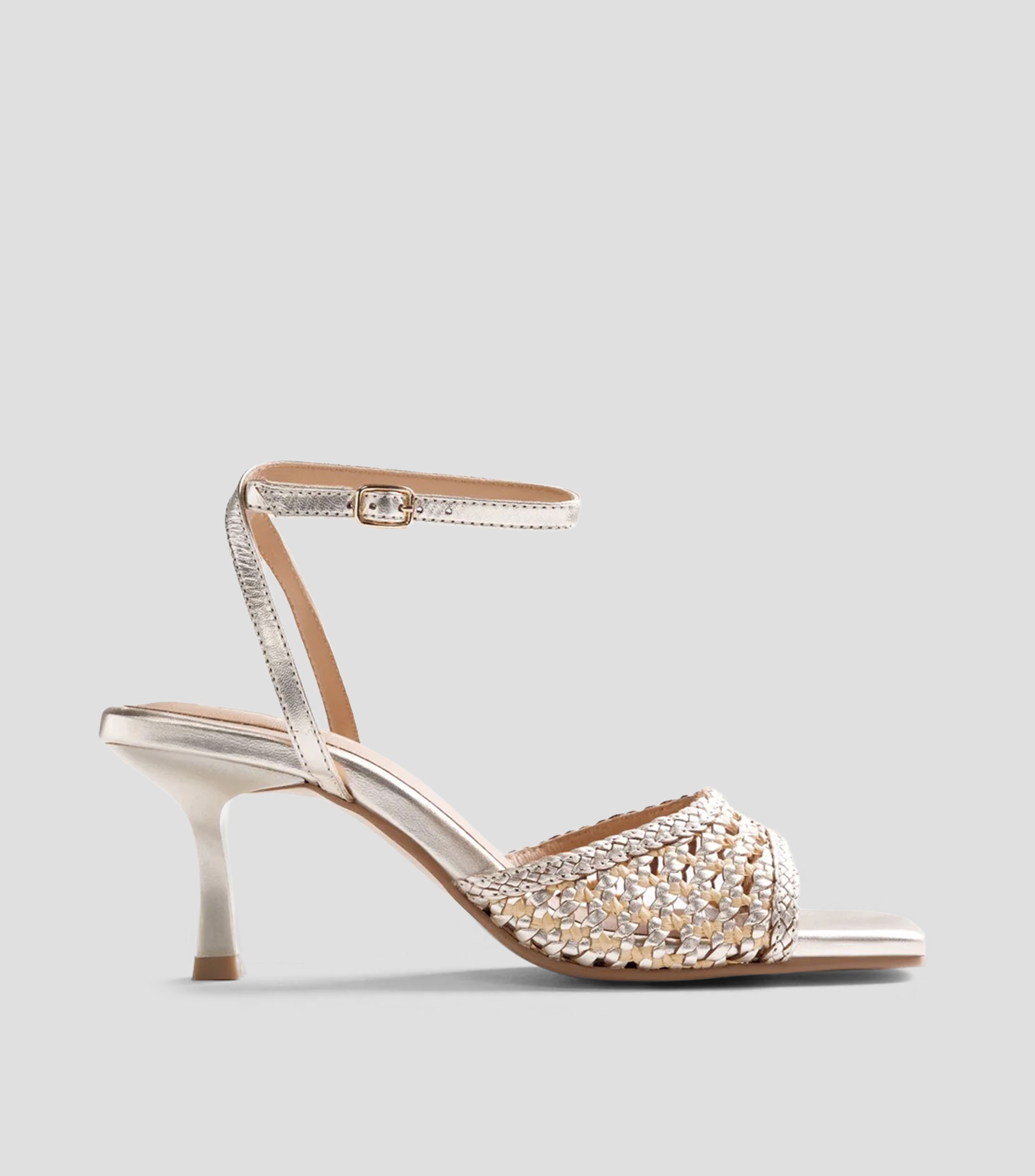 Sandalias con Tacón Delgado Bajo Kajiado Mujer
