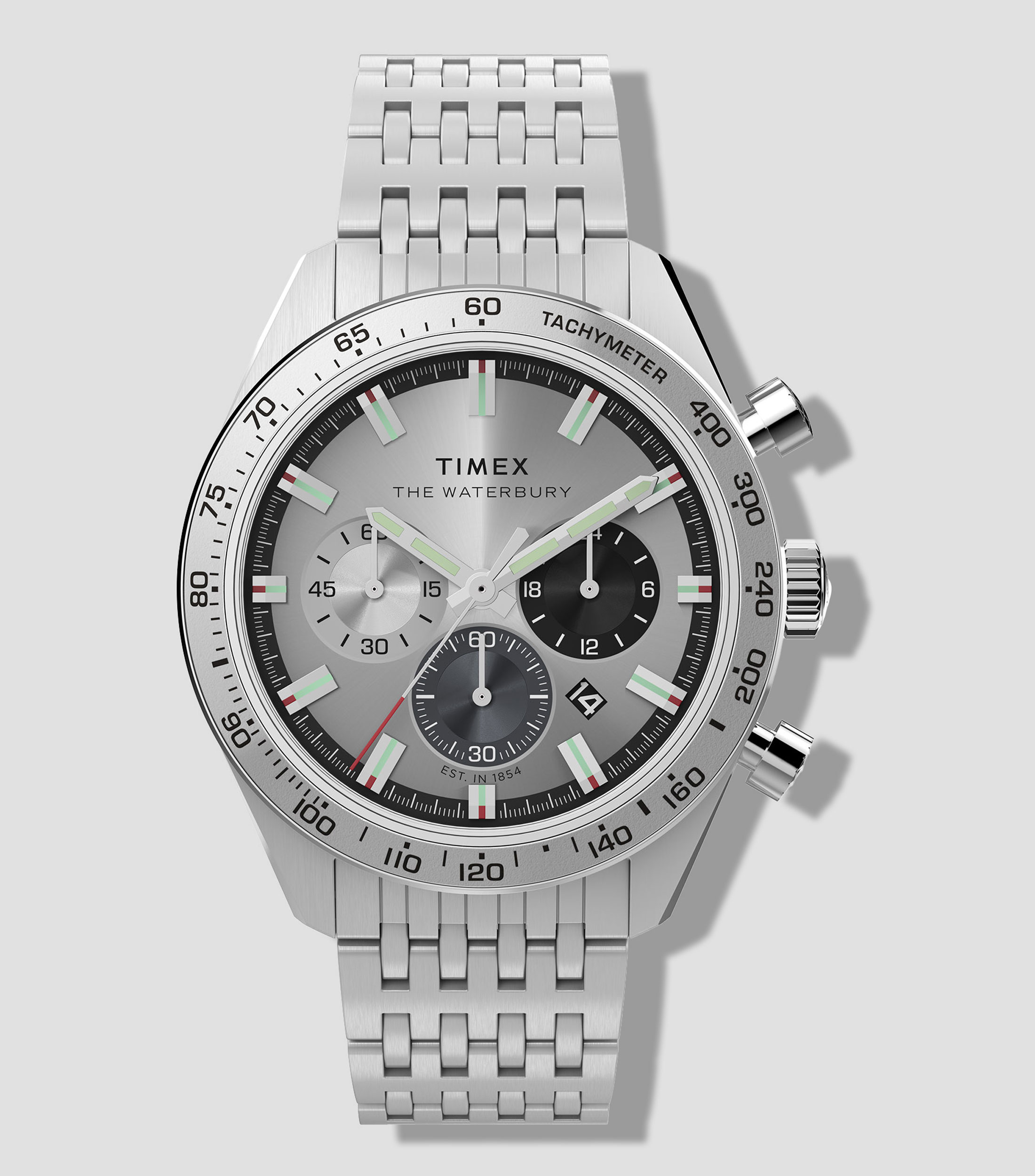 Reloj para Hombre The Waterbury Crono Casual, Plateado
