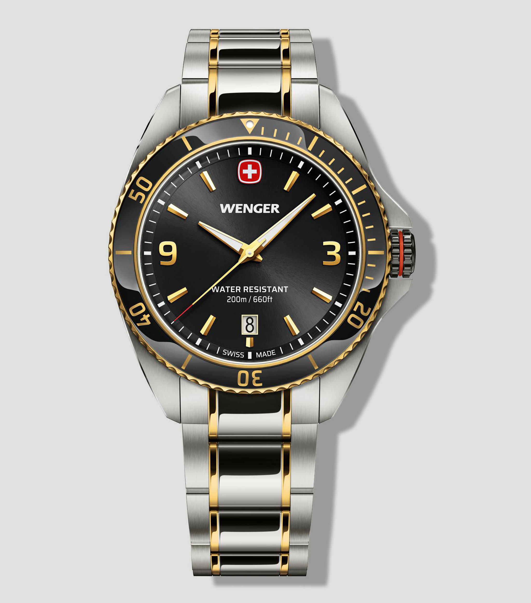 Reloj para Hombre Executive Casual Plateado, Negro