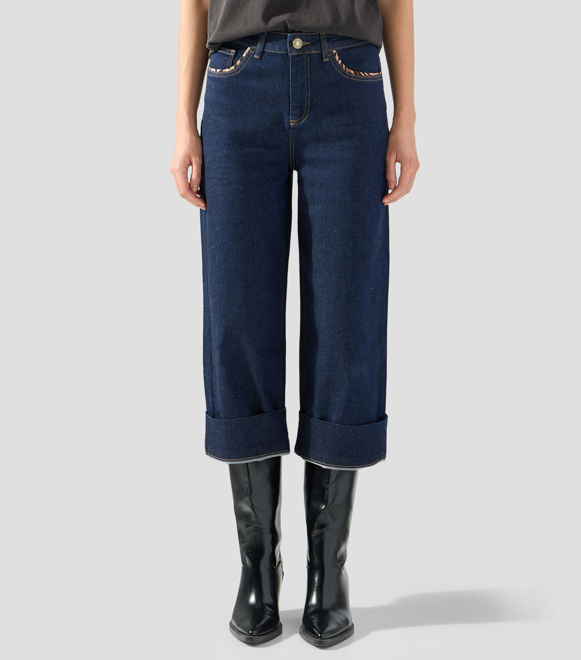Jeans amplio Mujer