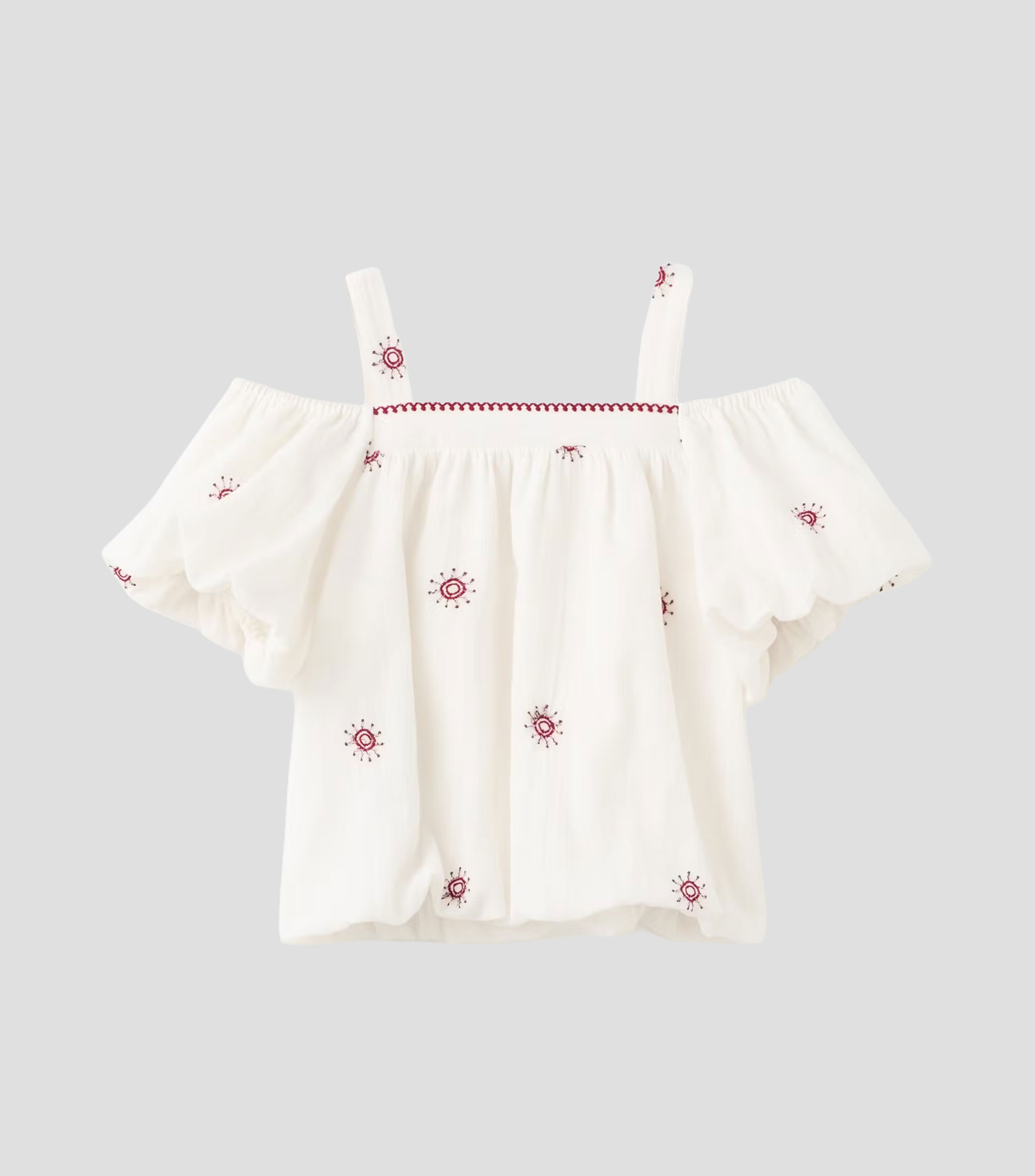 Blusa estampada manga corta Niña