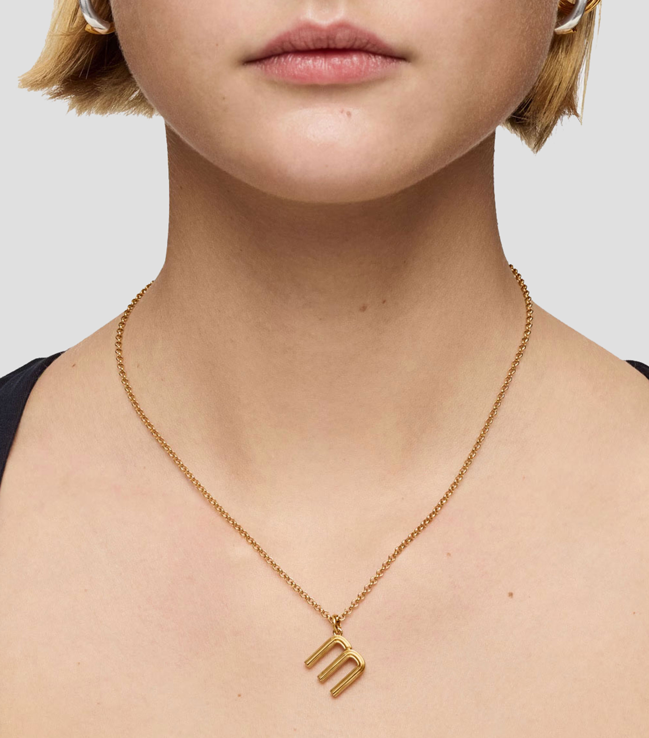 Dije en Plata .925 Letra M Mujer