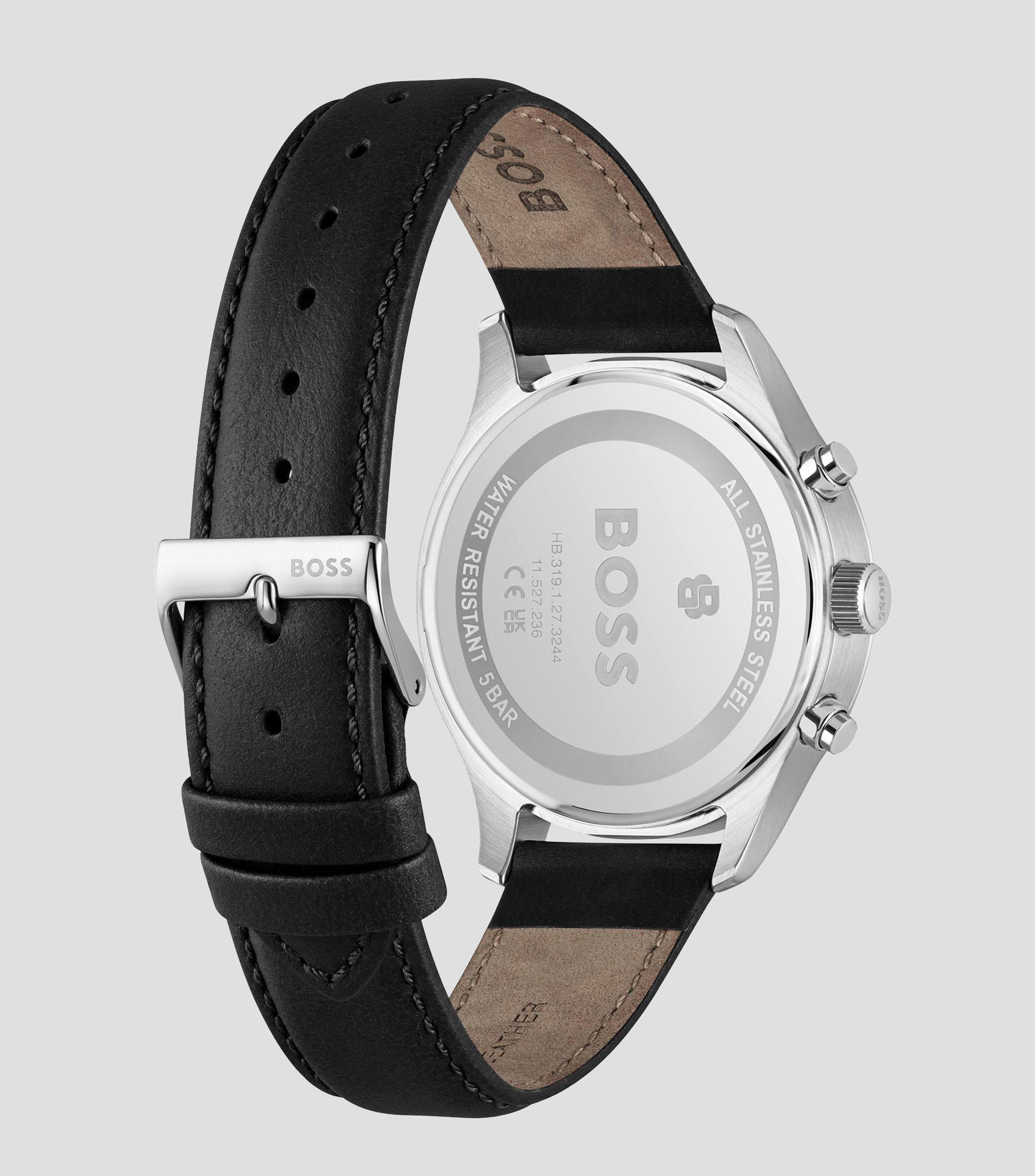 Reloj para Hombre Stratus casual plateado, negro