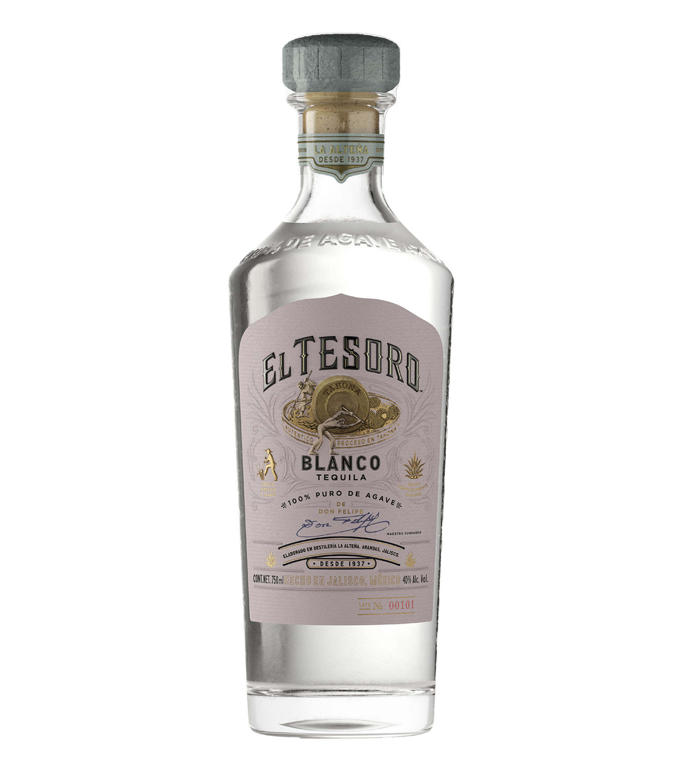 Tequila Blanco El Tesoro, 750 ml