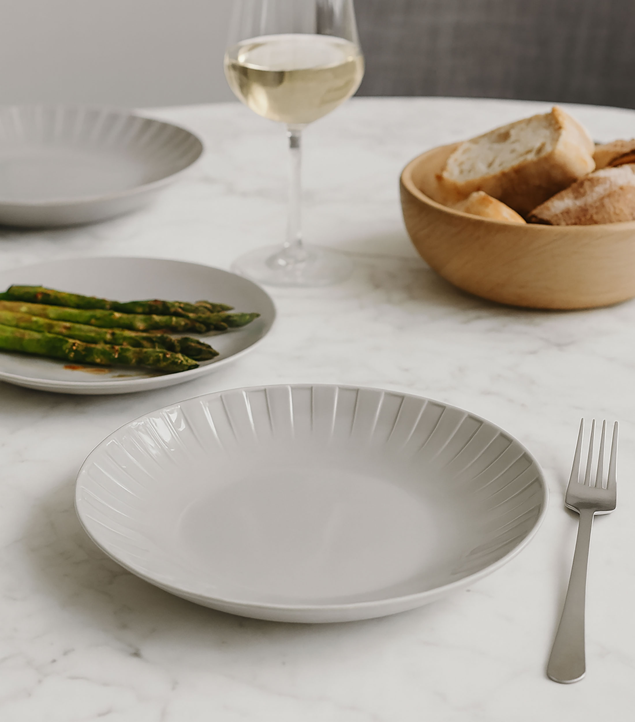 Plato para Sopa Absolute Gris