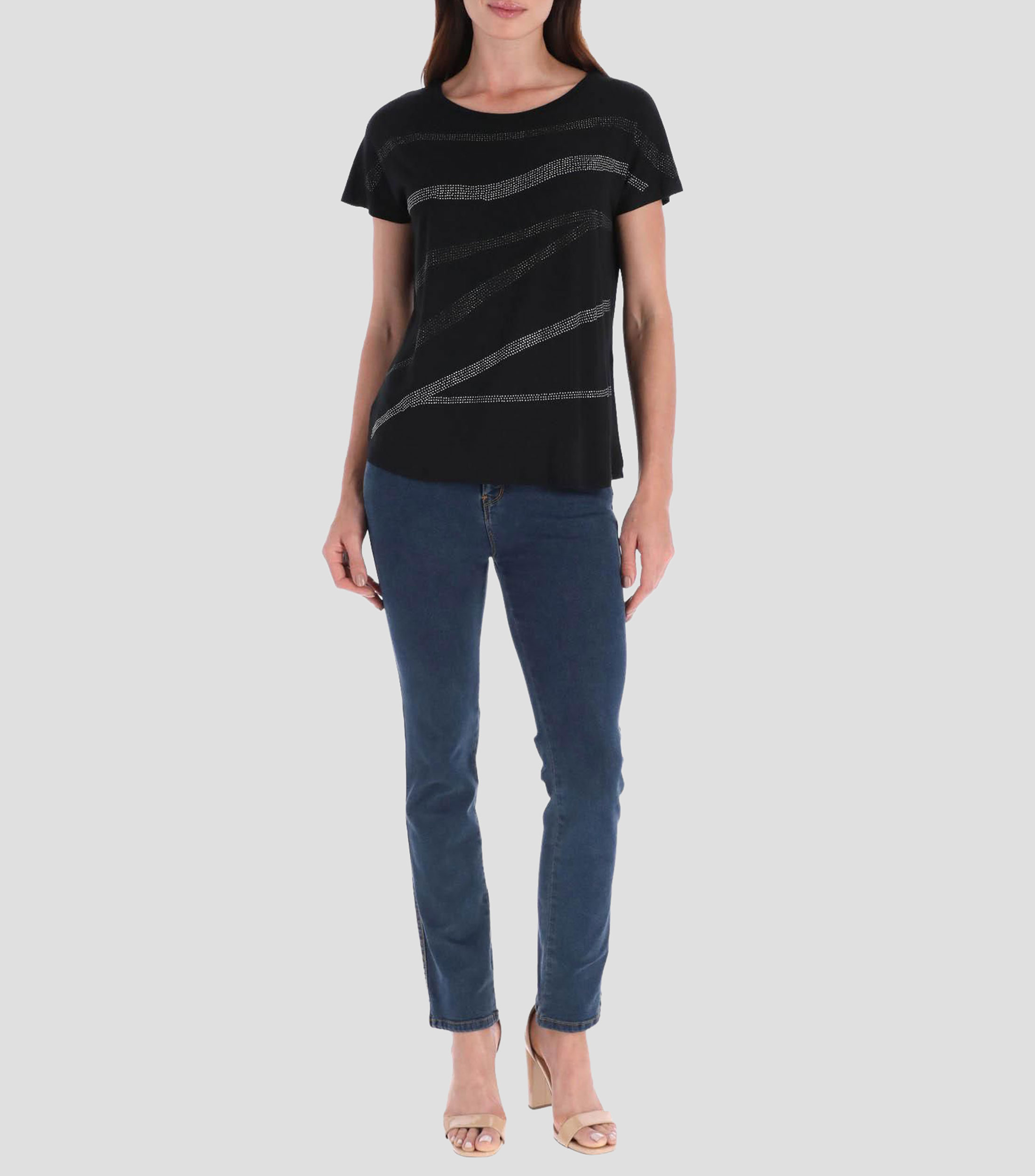 Blusa fantasía manga corta Mujer