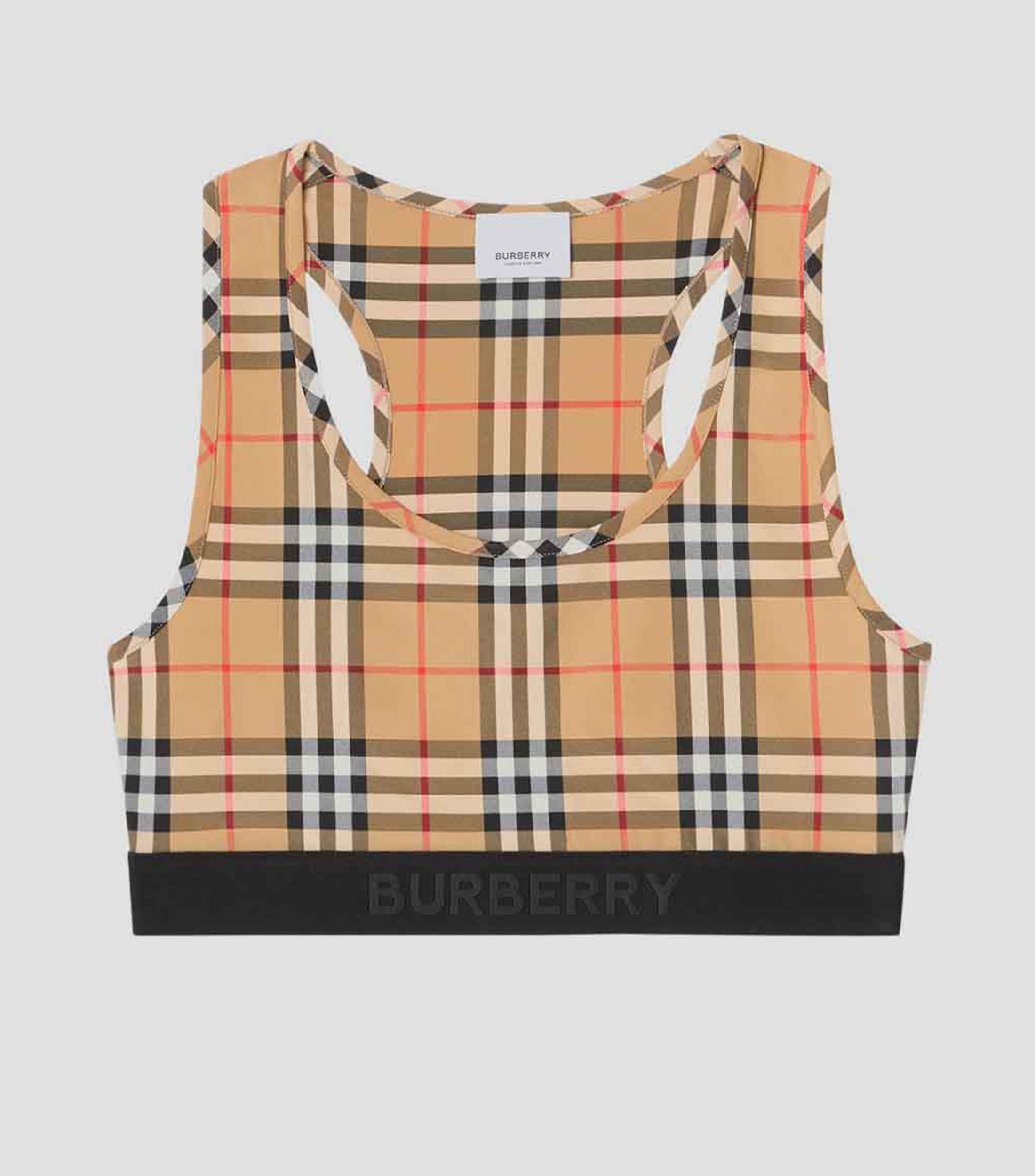 Top a cuadros vintage checks Mujer