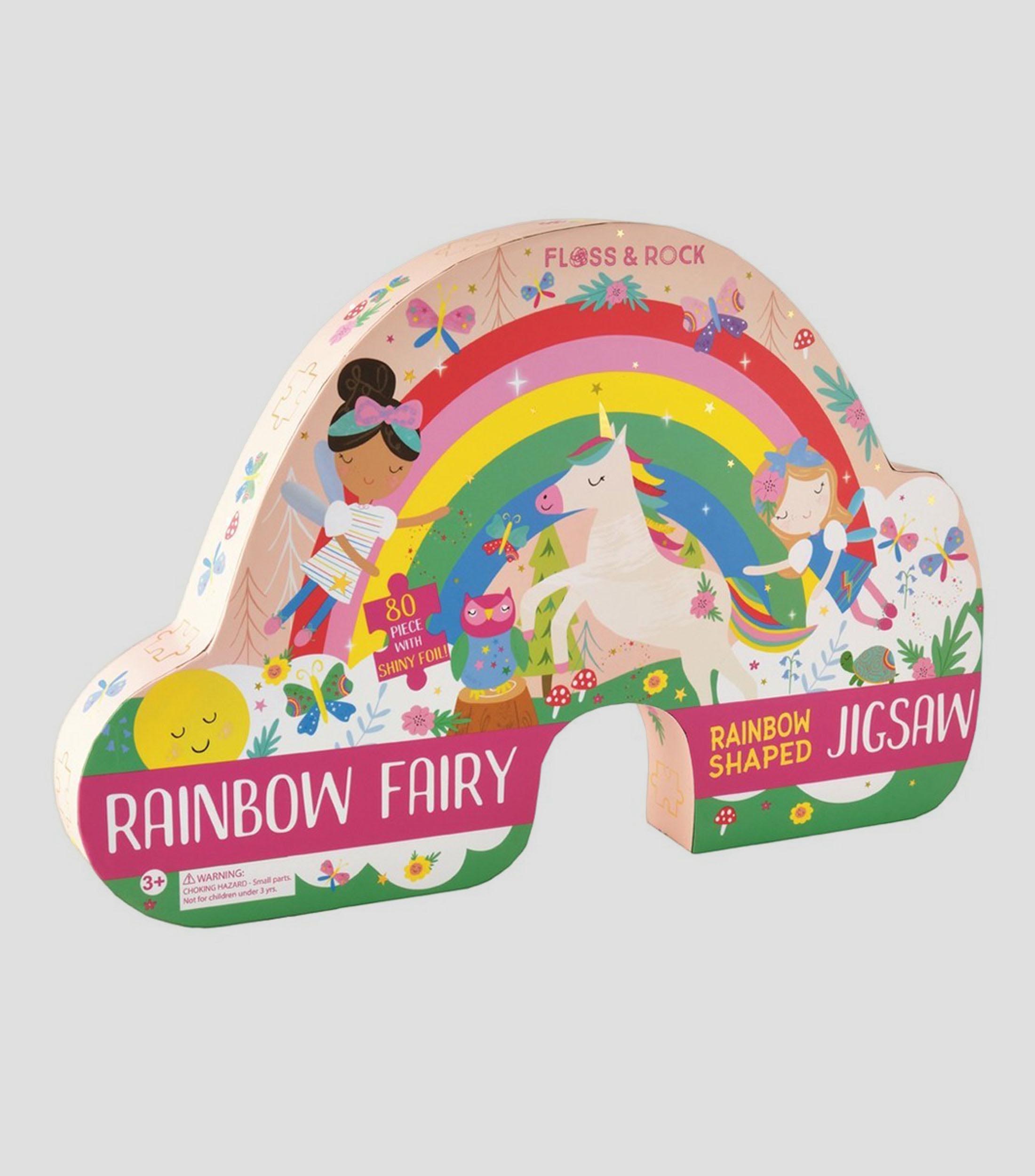 Rompecabezas Infantil 80 Piezas Hadas Arcoiris