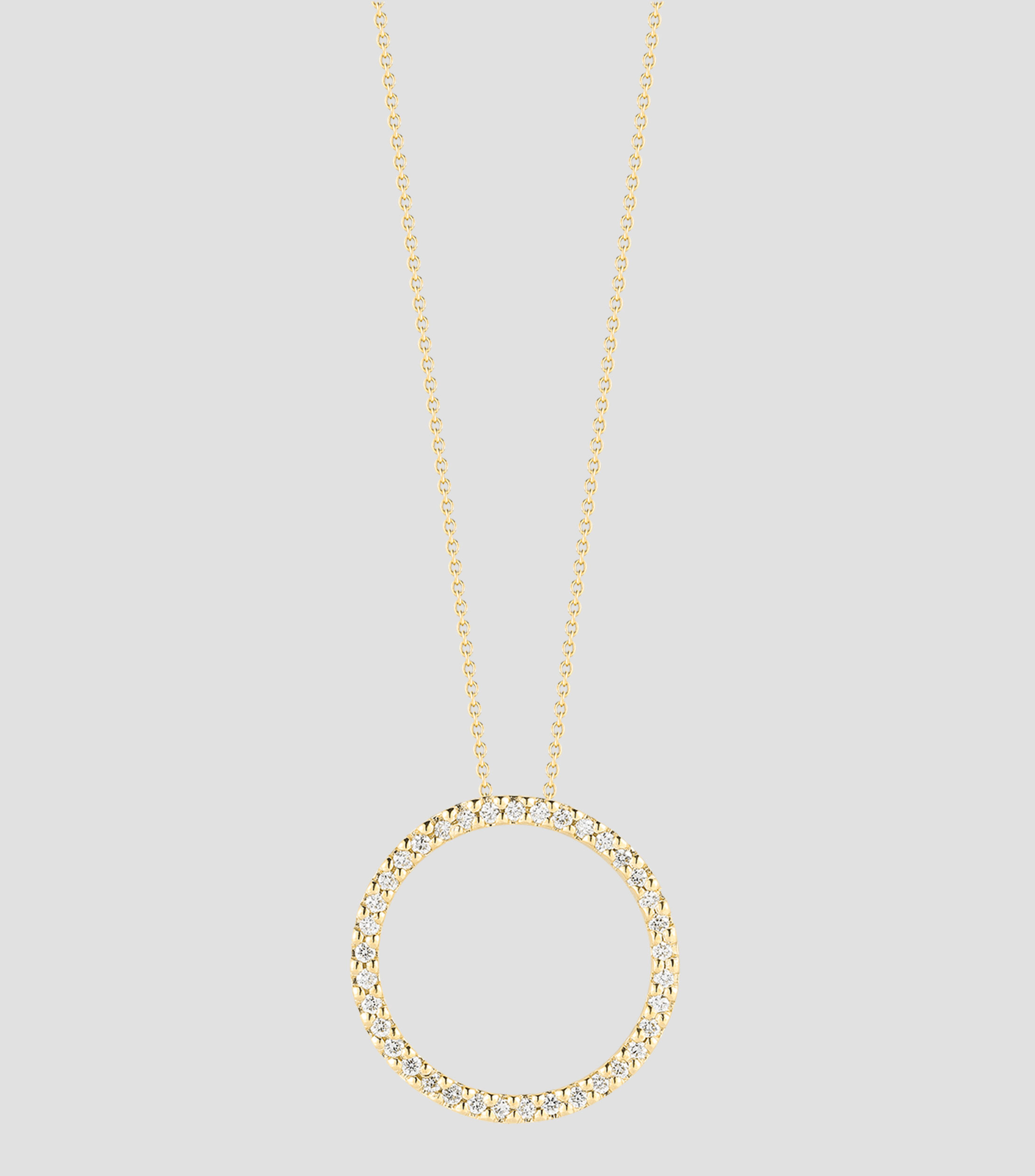 Collar oro amarillo 18 Kilates Circle of Life Mujer