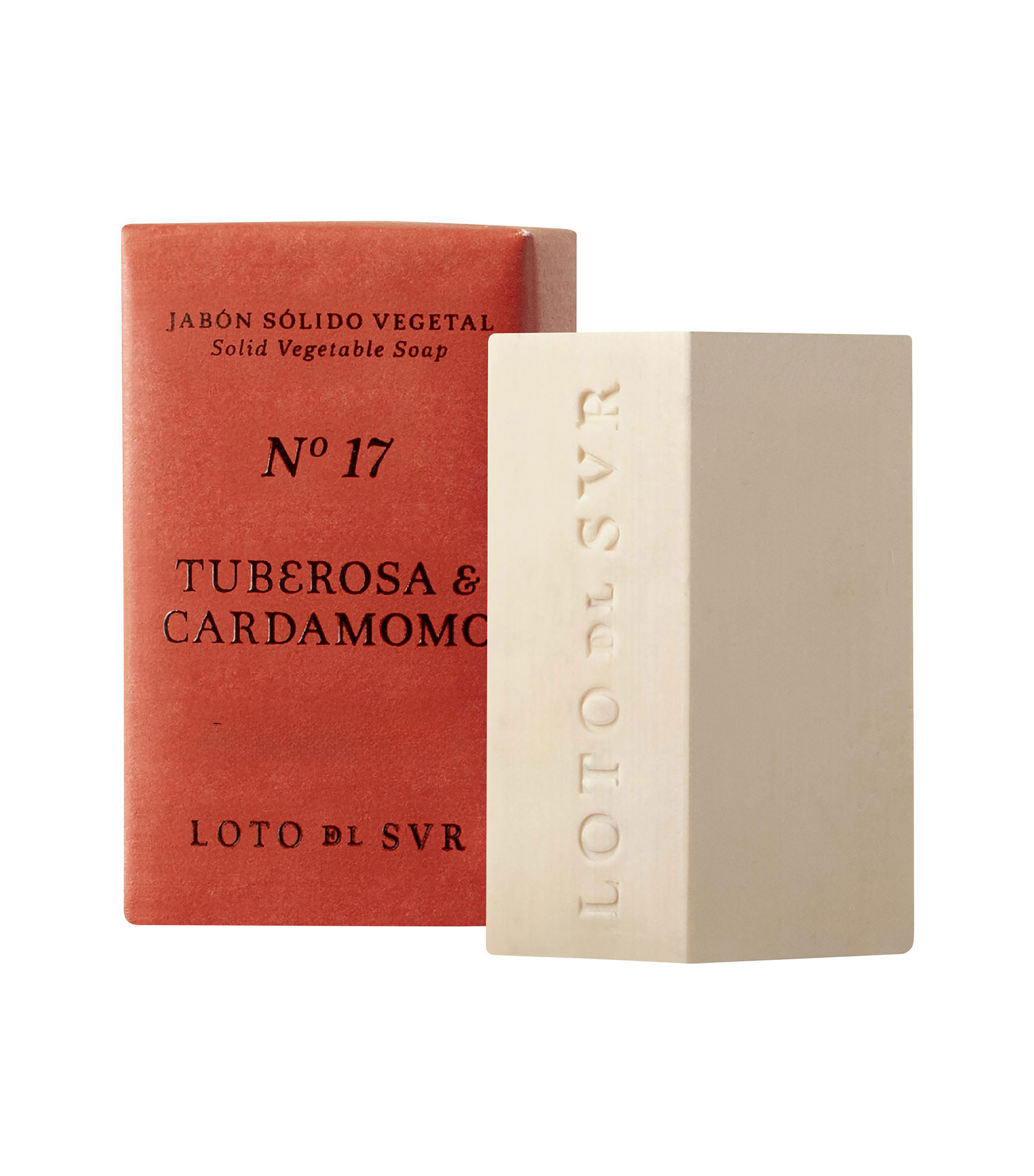 Jabón Sólido Vegetal Tuberosa & Cardamomo, 140 g
