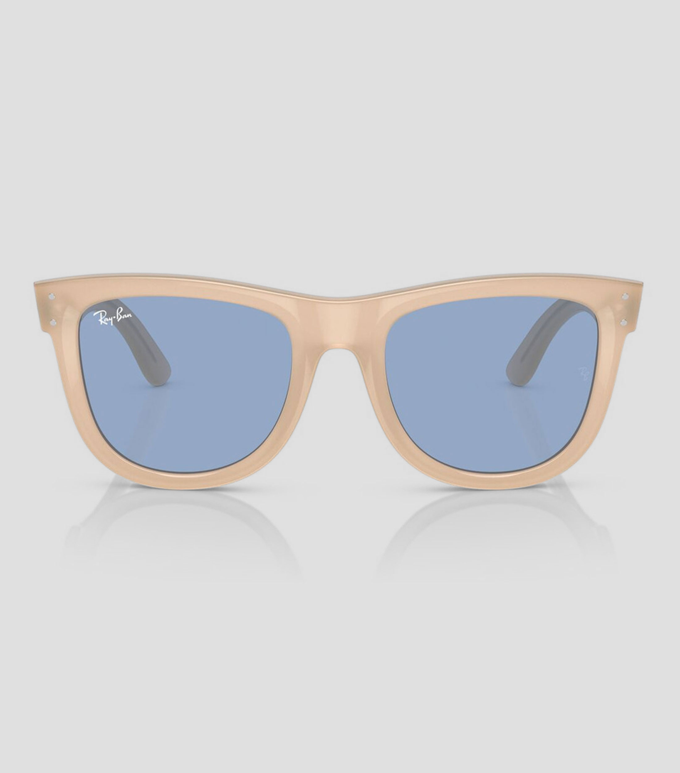 Lentes de sol Cuadrados Wayfarer Reverse Beige Unisex