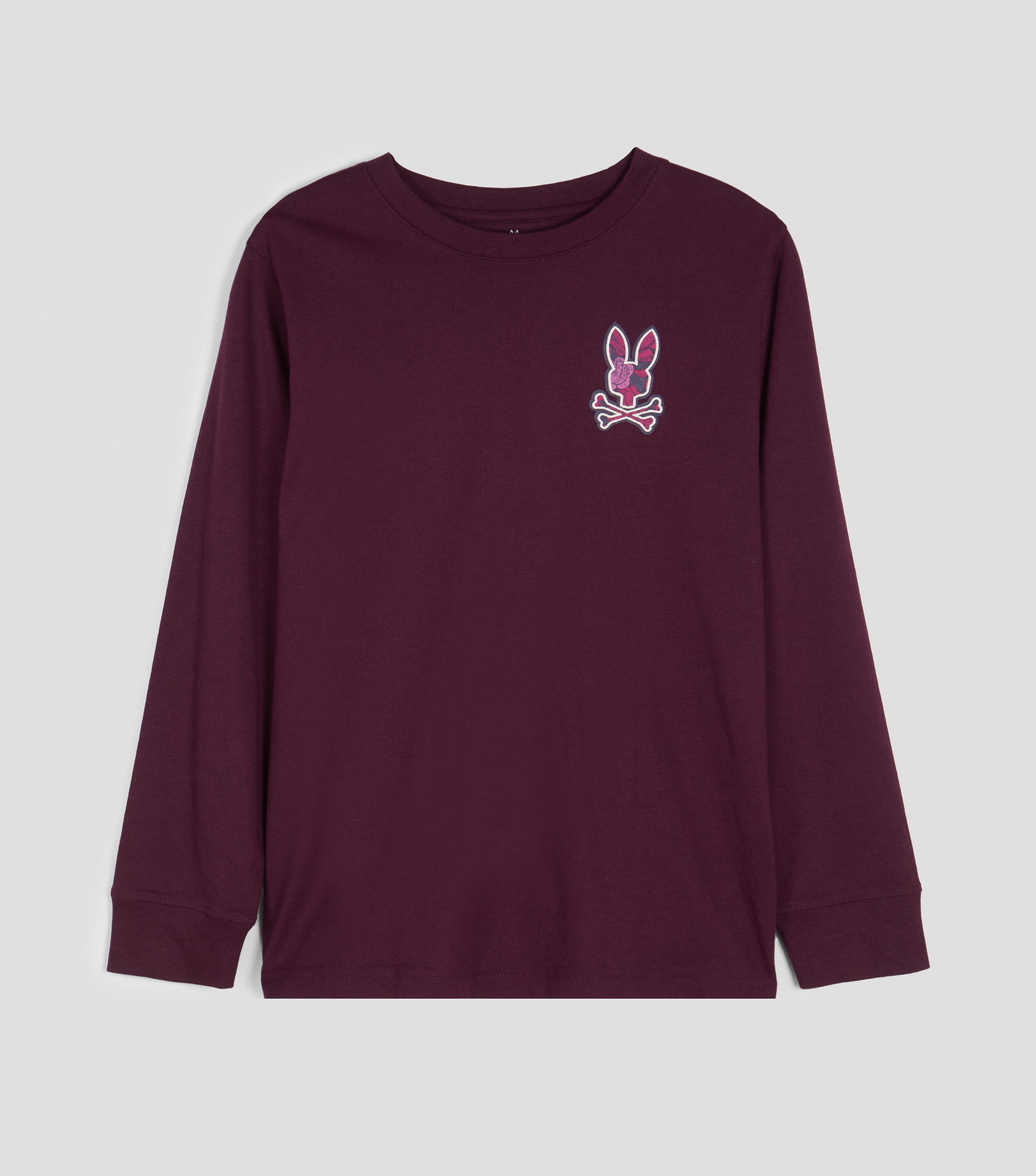 Playera cuello redondo manga larga lisa Niño