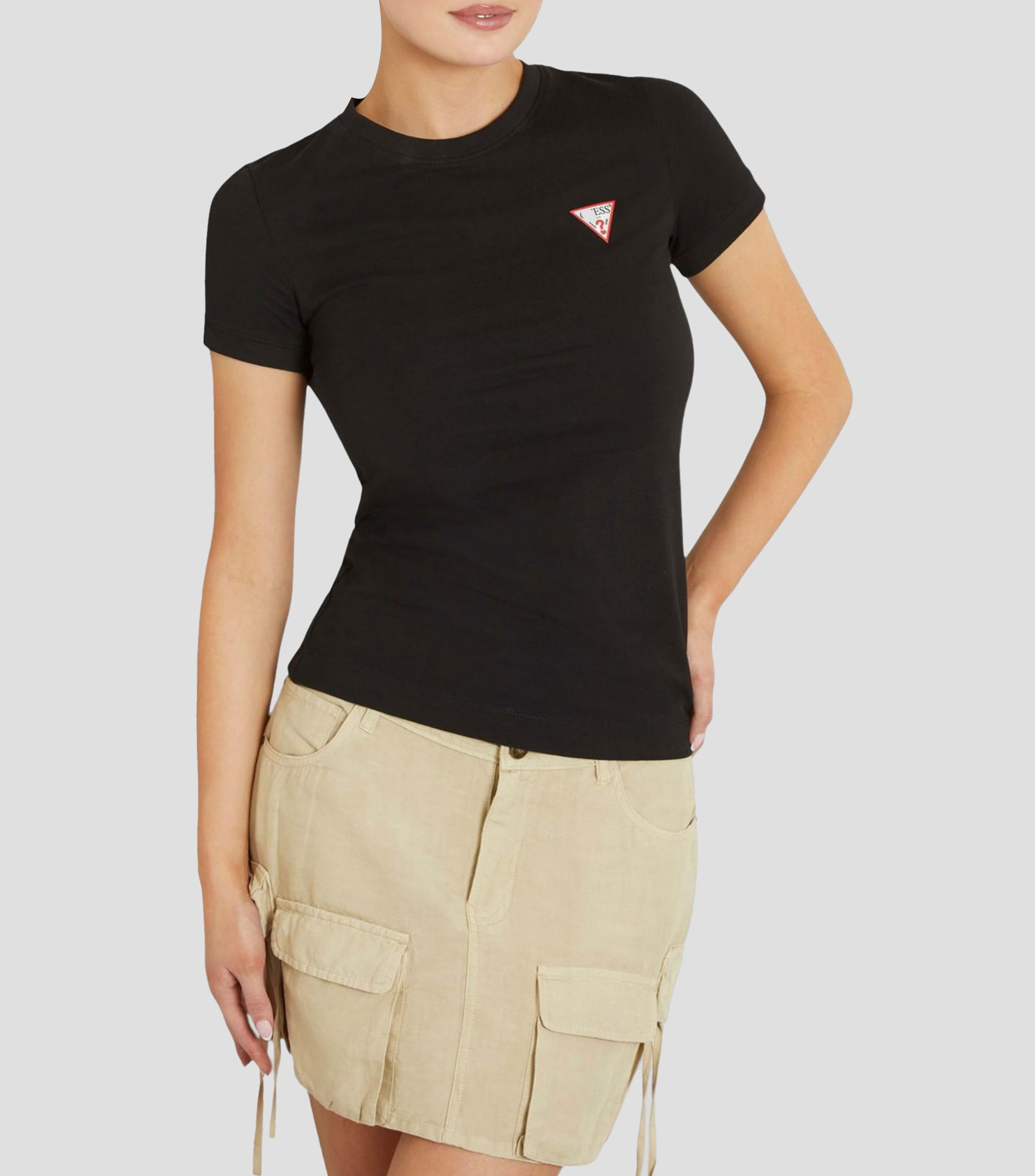 Playera de cuello redondo y manga corta Mujer
