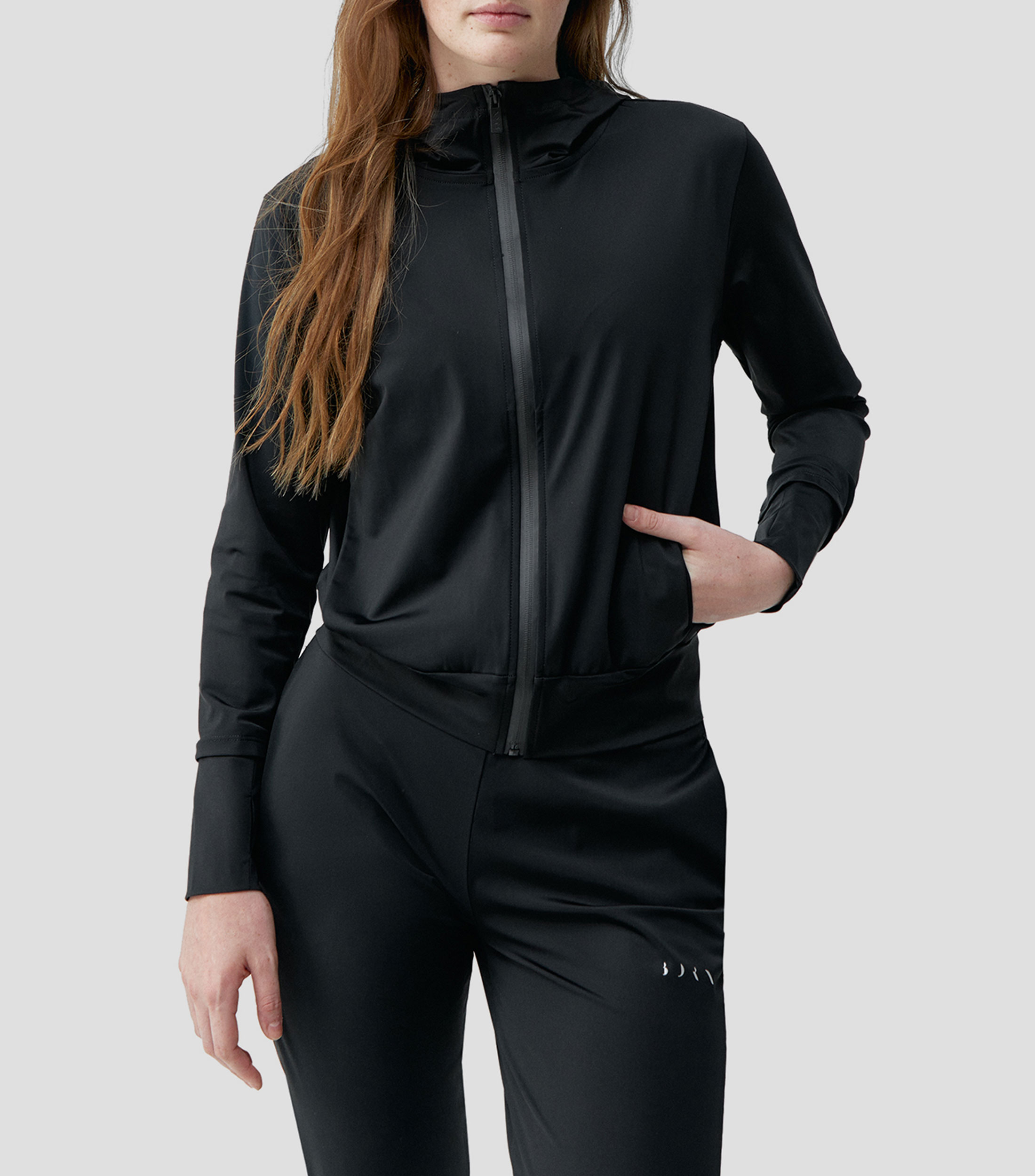Chamarra rompevientos para correr Airla Mujer