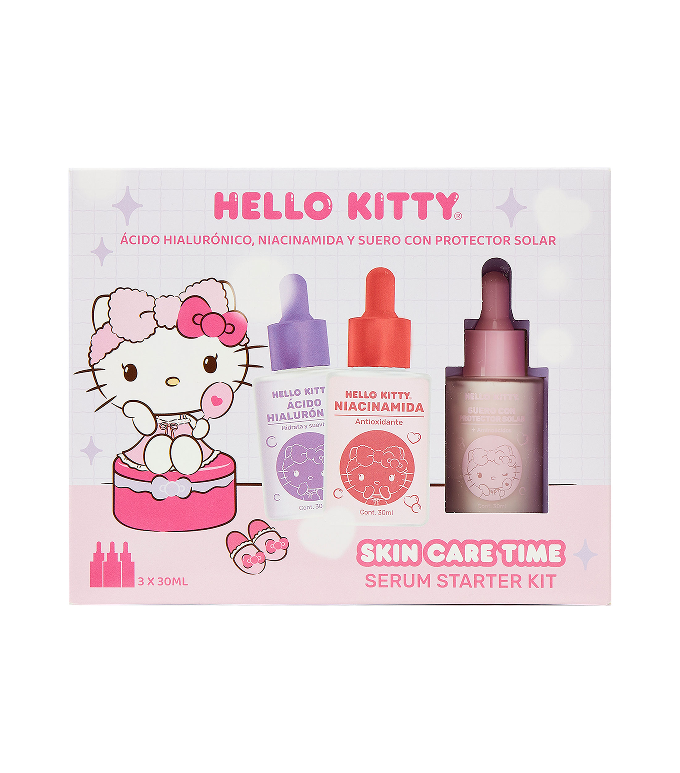 Set Suero Facial Hello Kitty Mujer