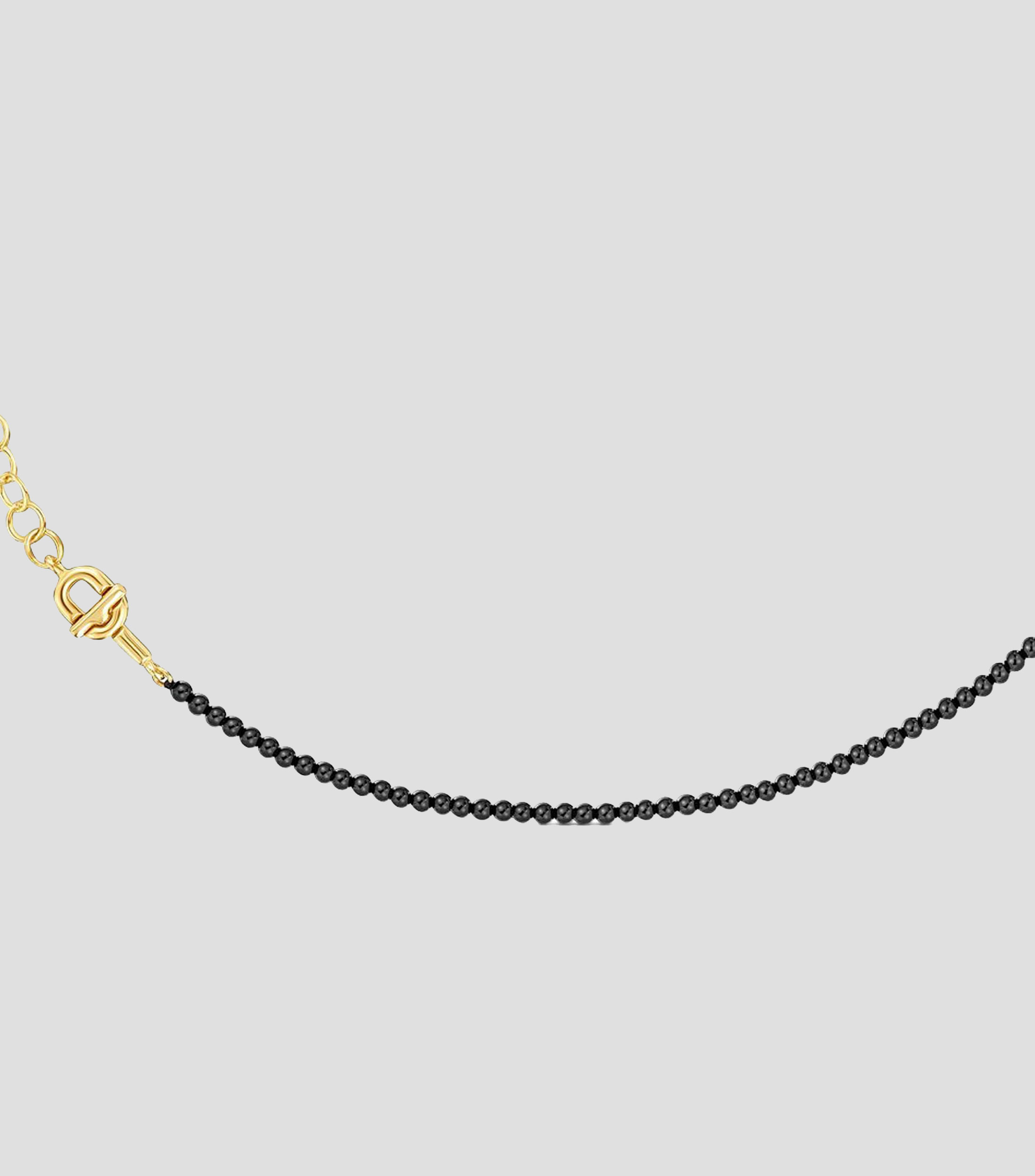 Collar en Plata con ónix Mujer