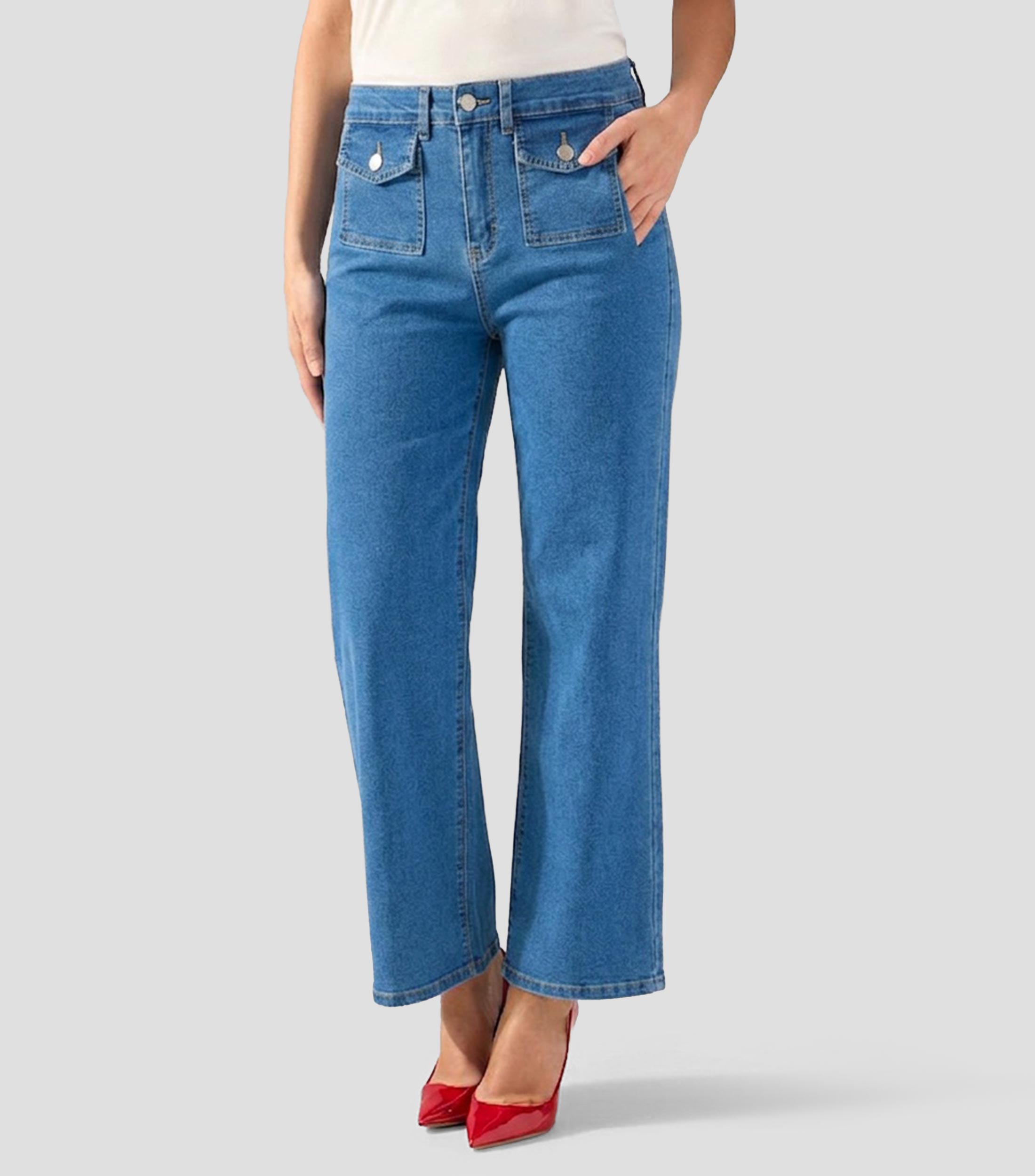 Jeans recto Mujer