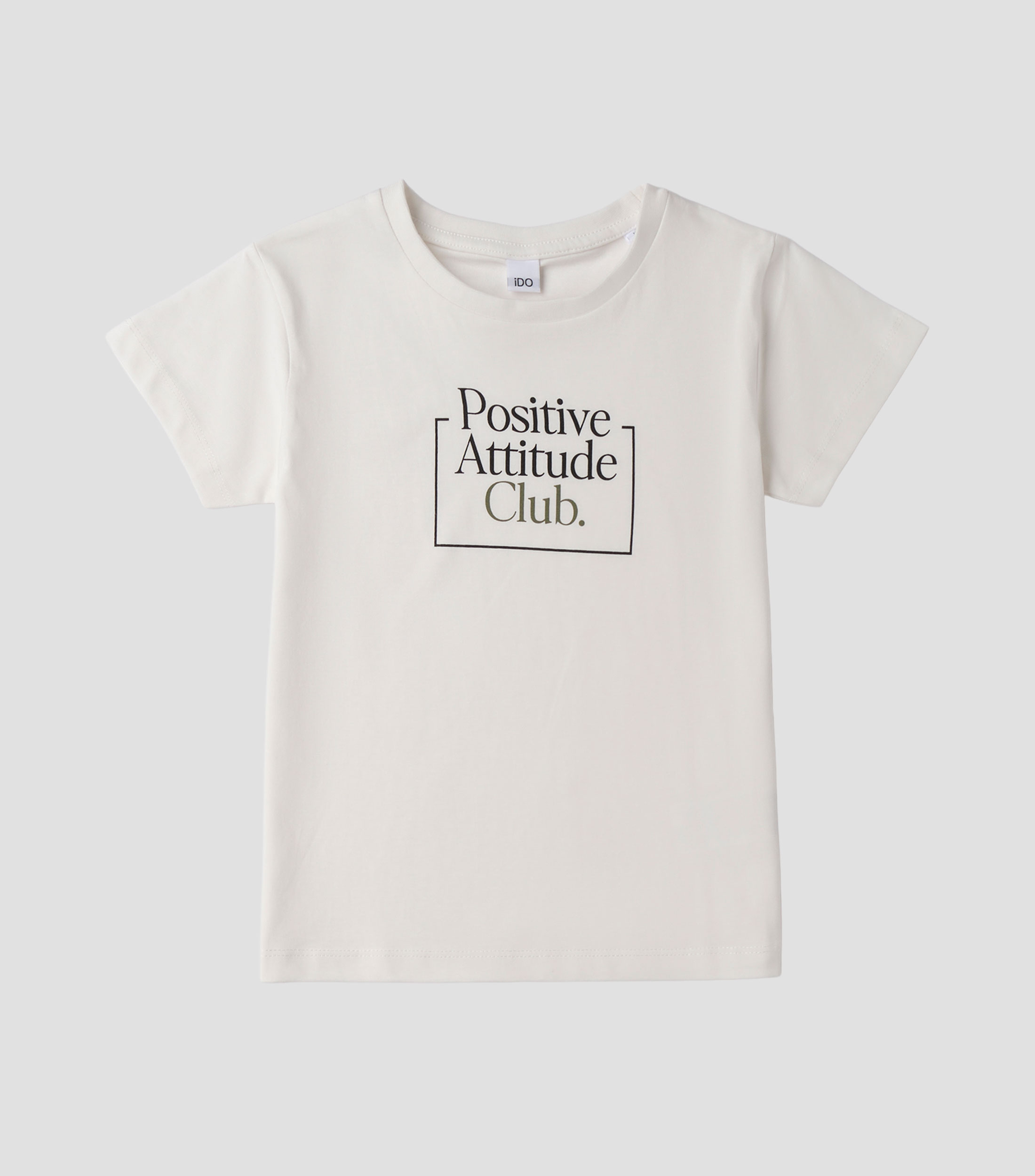 Playera cuello redondo manga corta estampada Niña