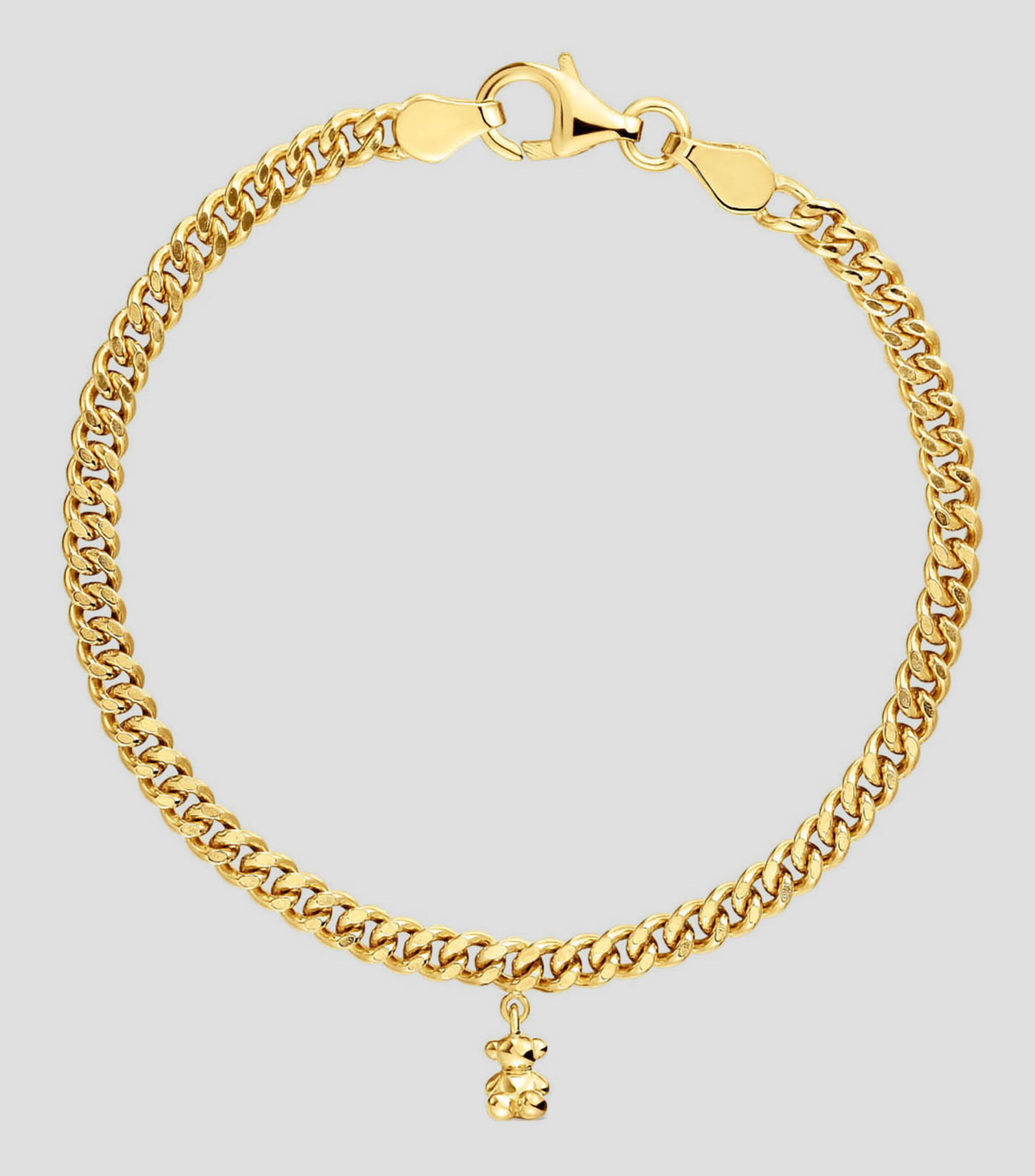 Pulsera en plata de primera ley con oso Bold Bear Mujer