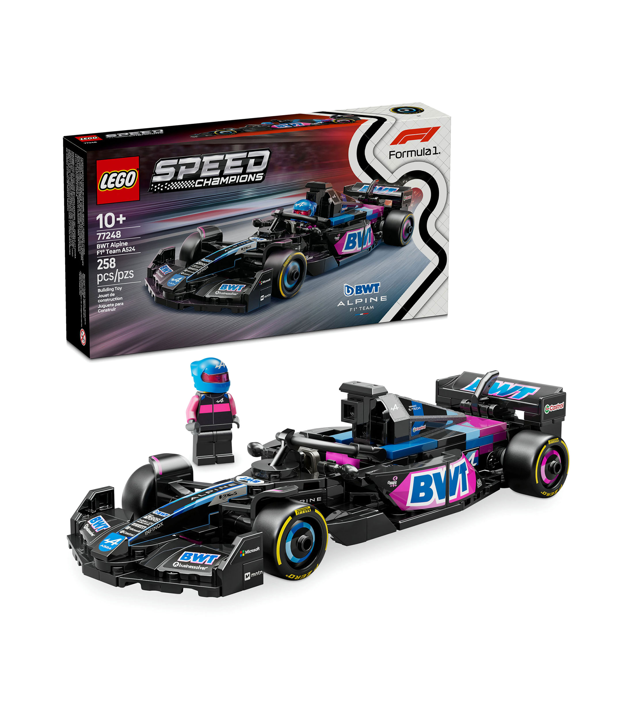 Lego Speed Champions Auto de Carreras BWT Alpine F1 Team 77248