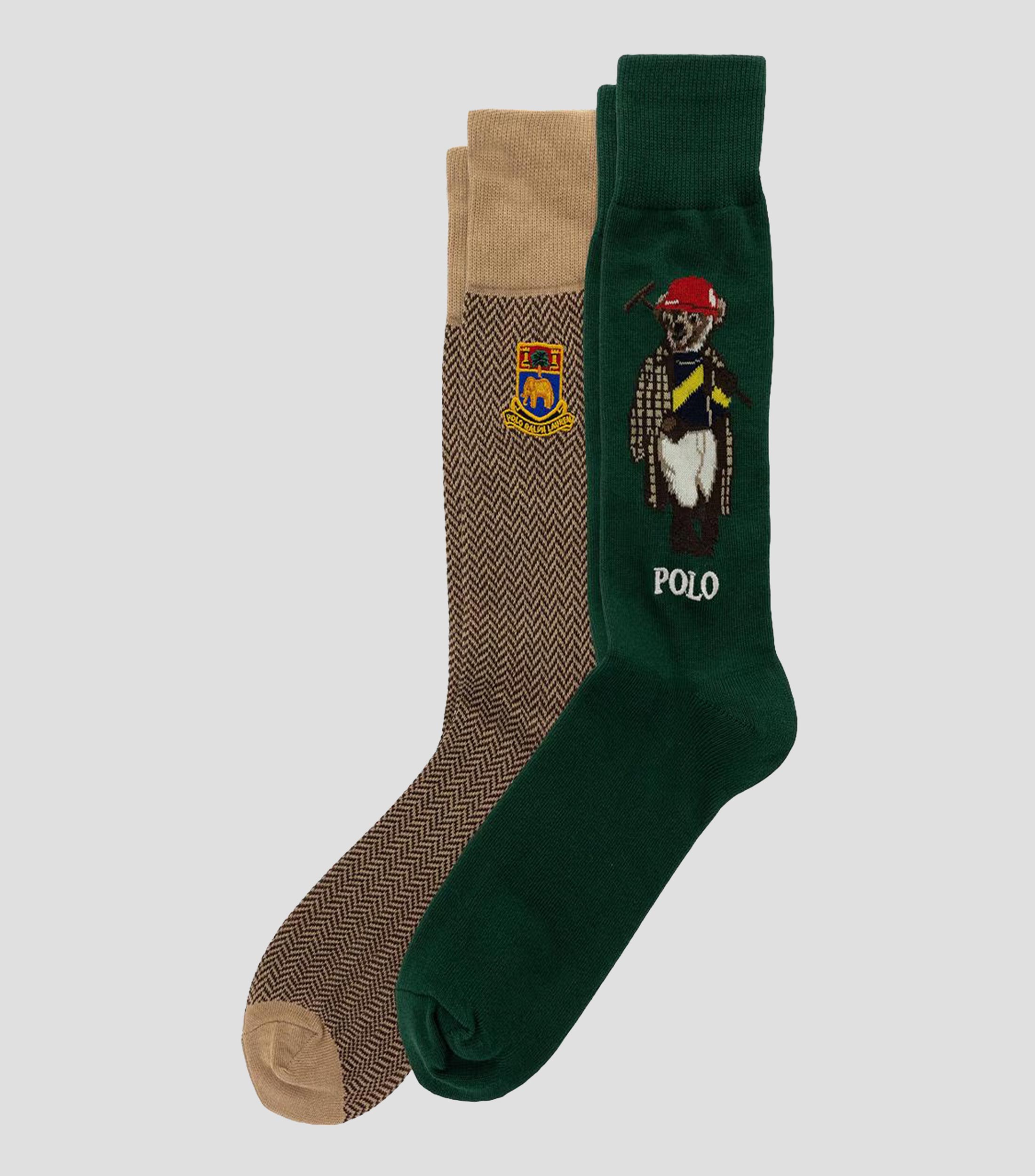 Set 2 calcetines crew fantasía Hombre