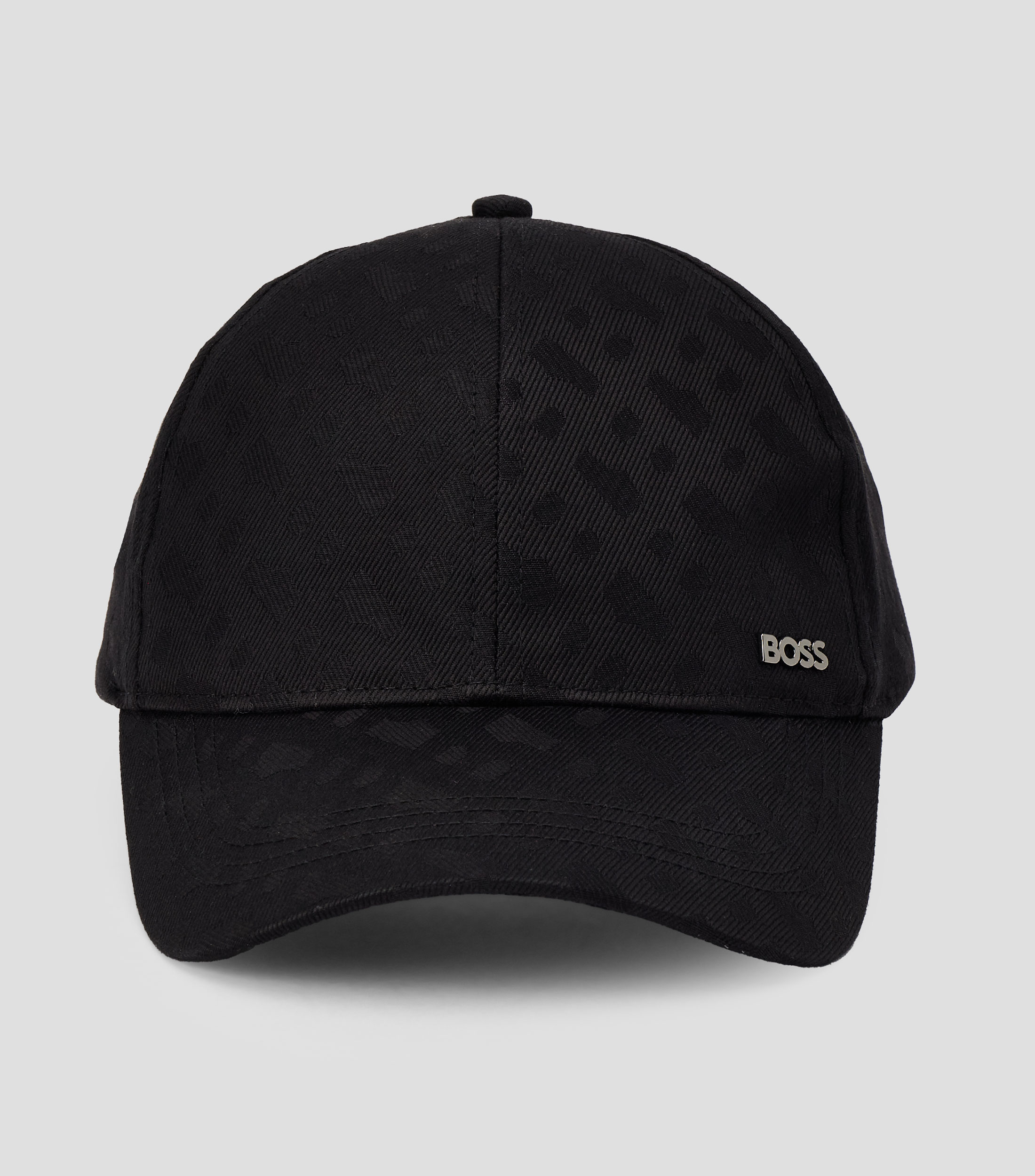 Gorra monogram negro Hombre