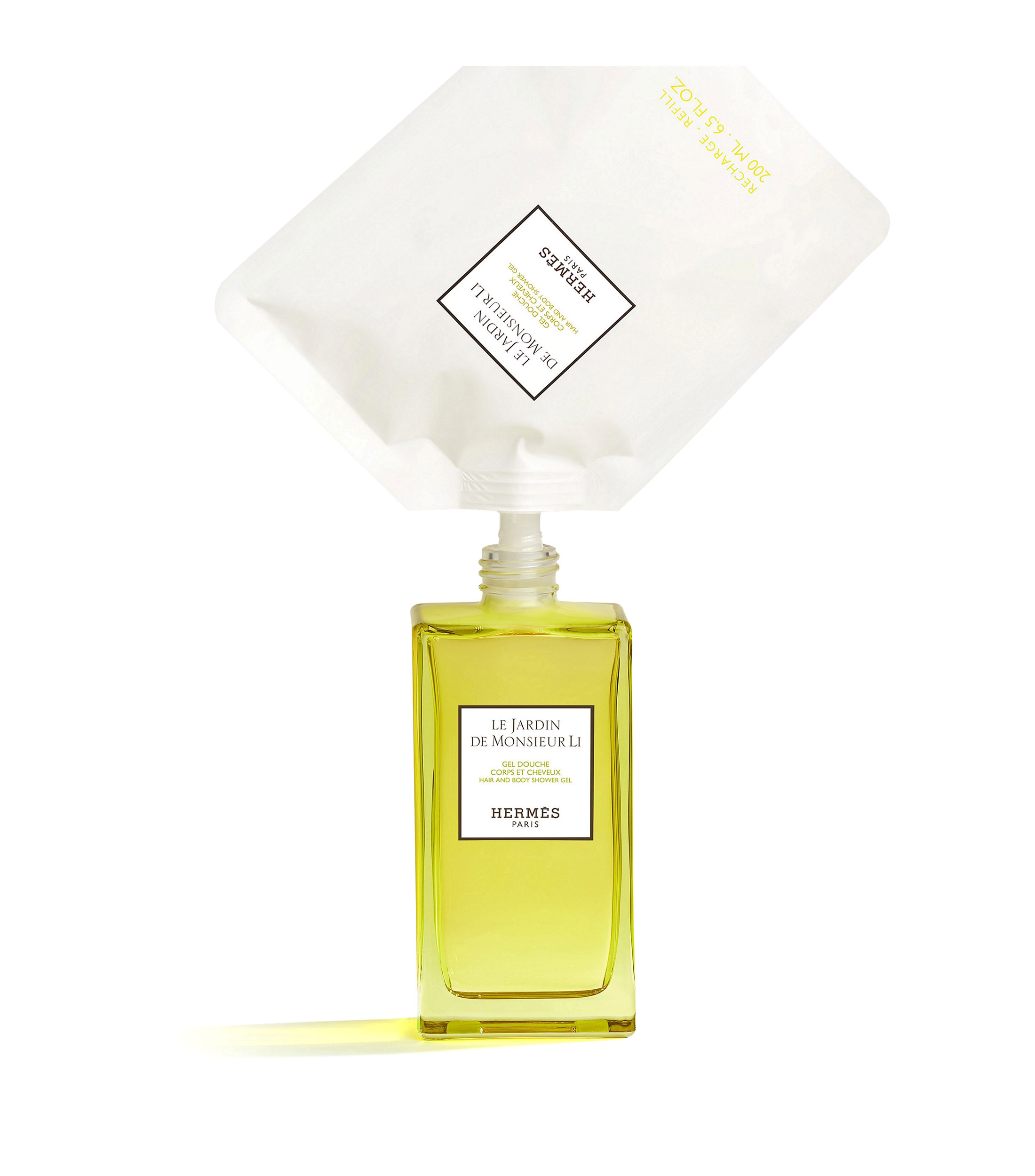 Refill Gel de ducha para el cabello y cuerpo Le Jardin De Monsieur Li , 200 ml