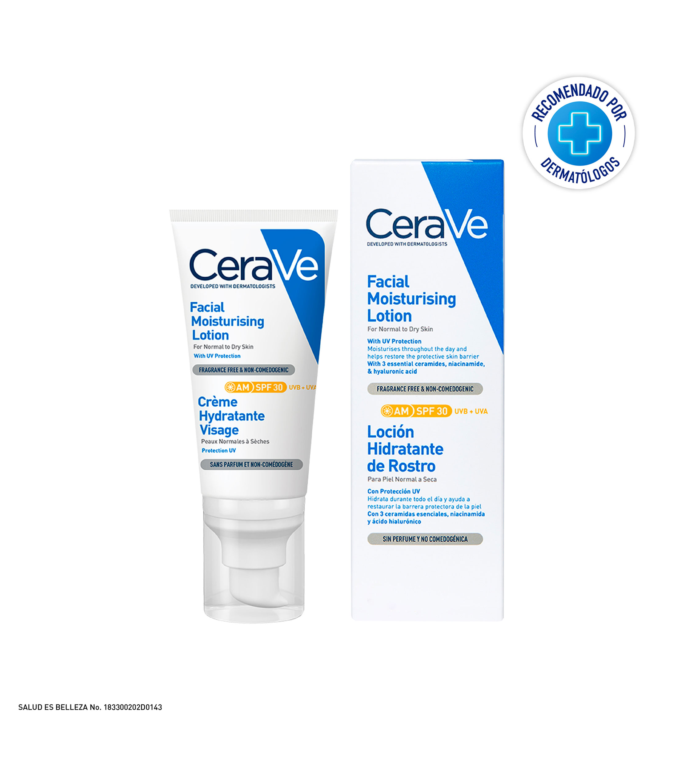 Locion Hidratante de Rostro SPF30, 52 ml