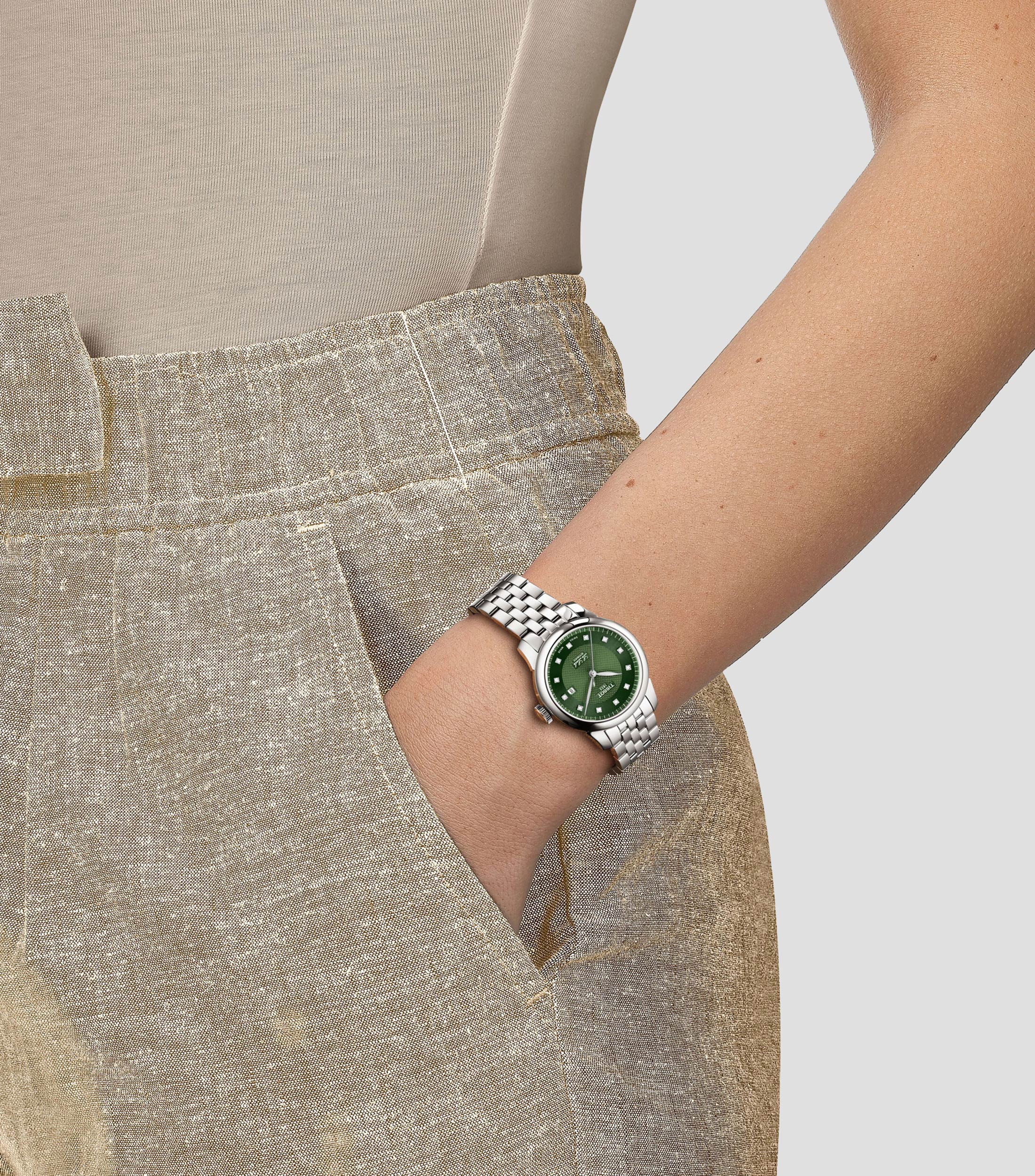 Reloj para Mujer Le Locle Powermatic 80 Casual Verde