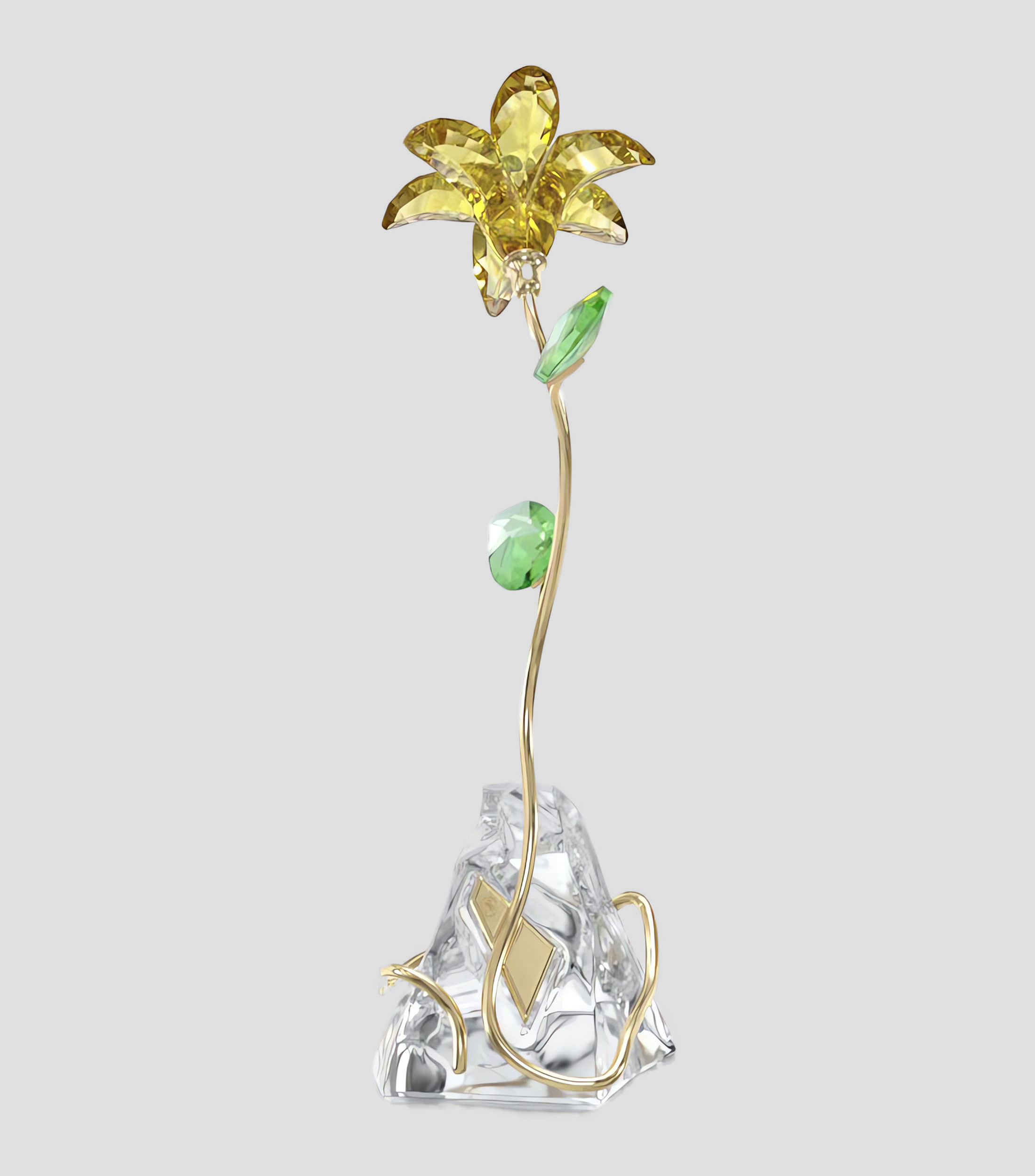 Figura decorativa Florere Lirio en cristal