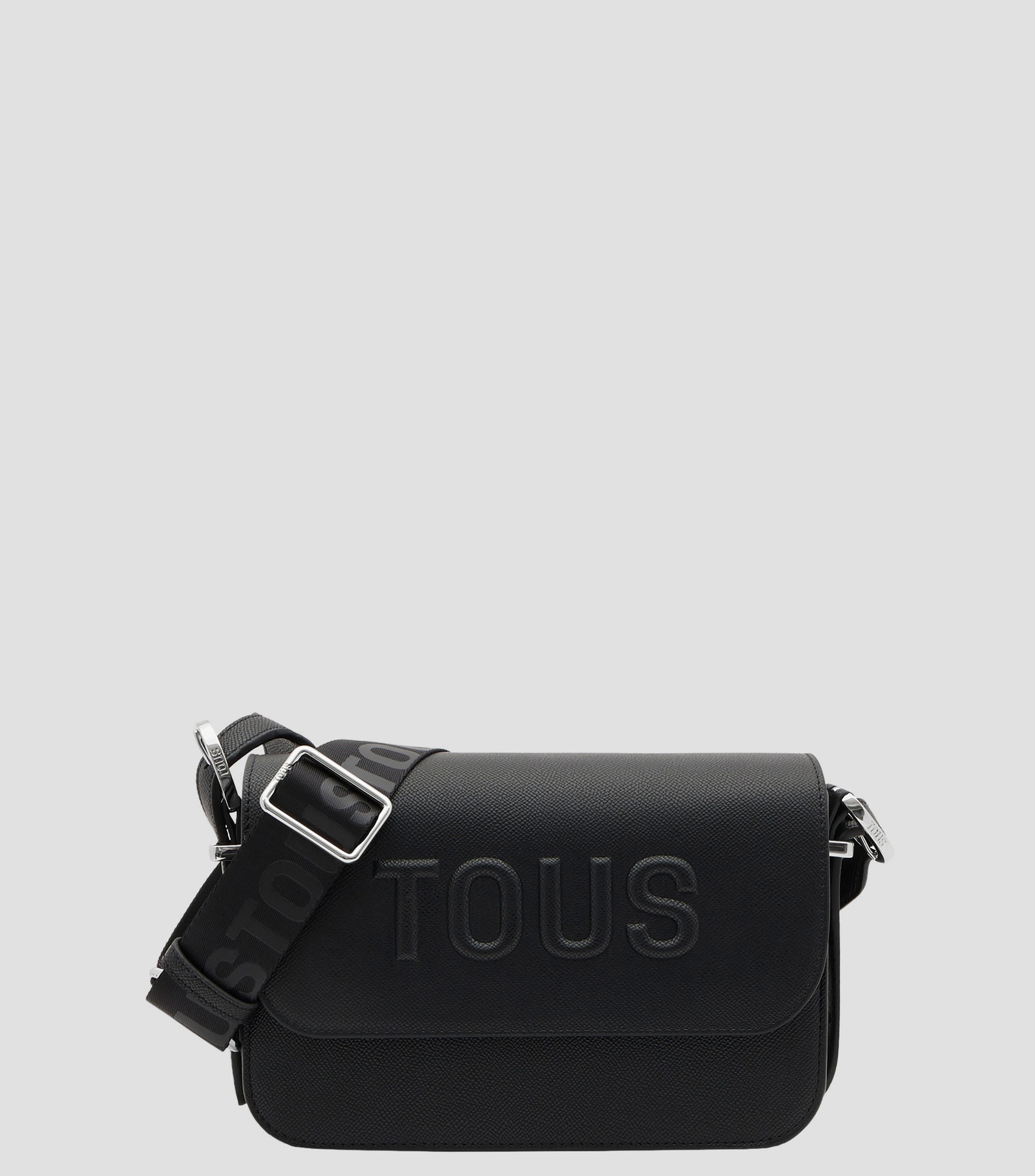 Bolso Crossbody Brenda liso negro Mujer