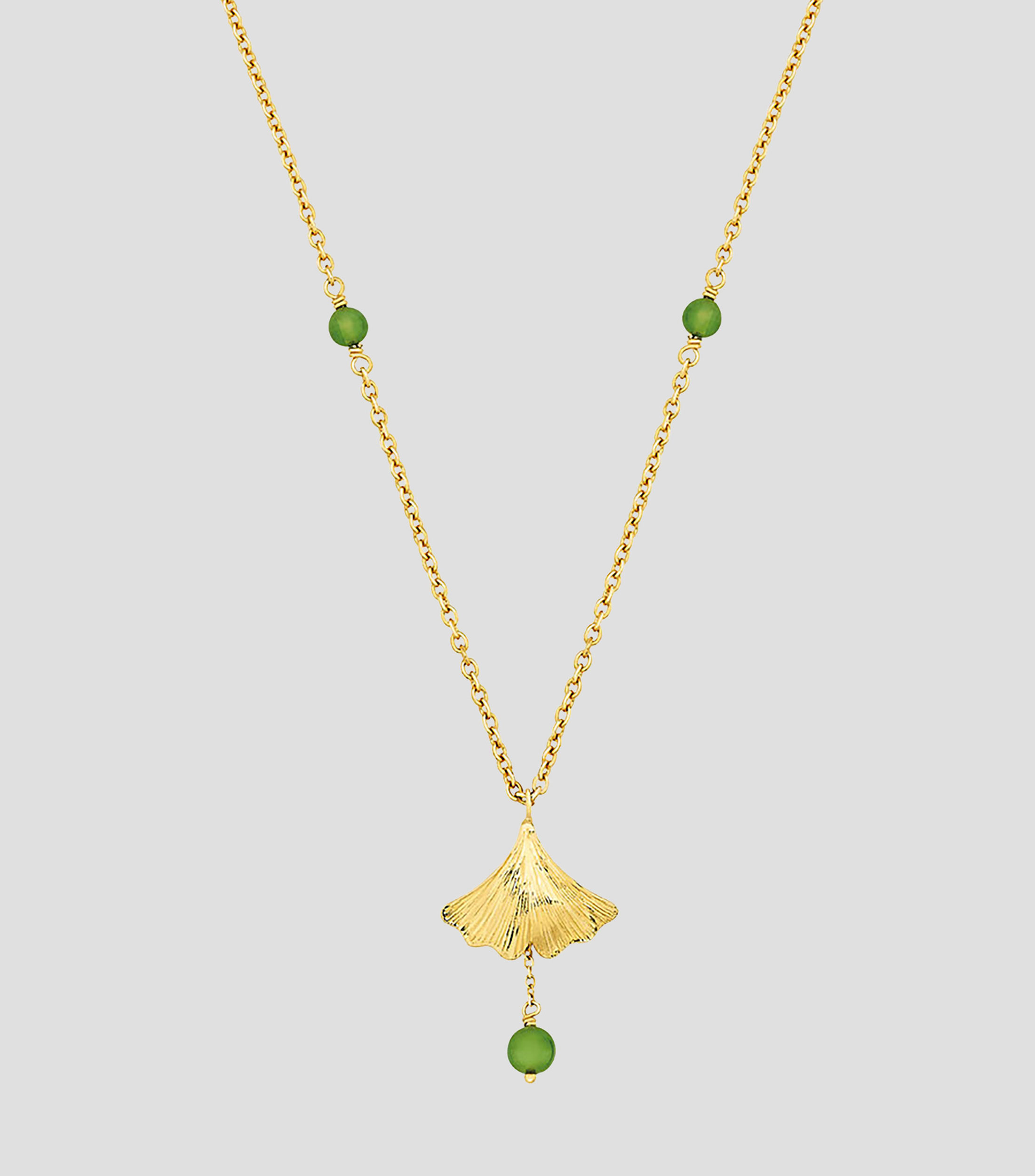 Collar Ginkgo chico Mujer