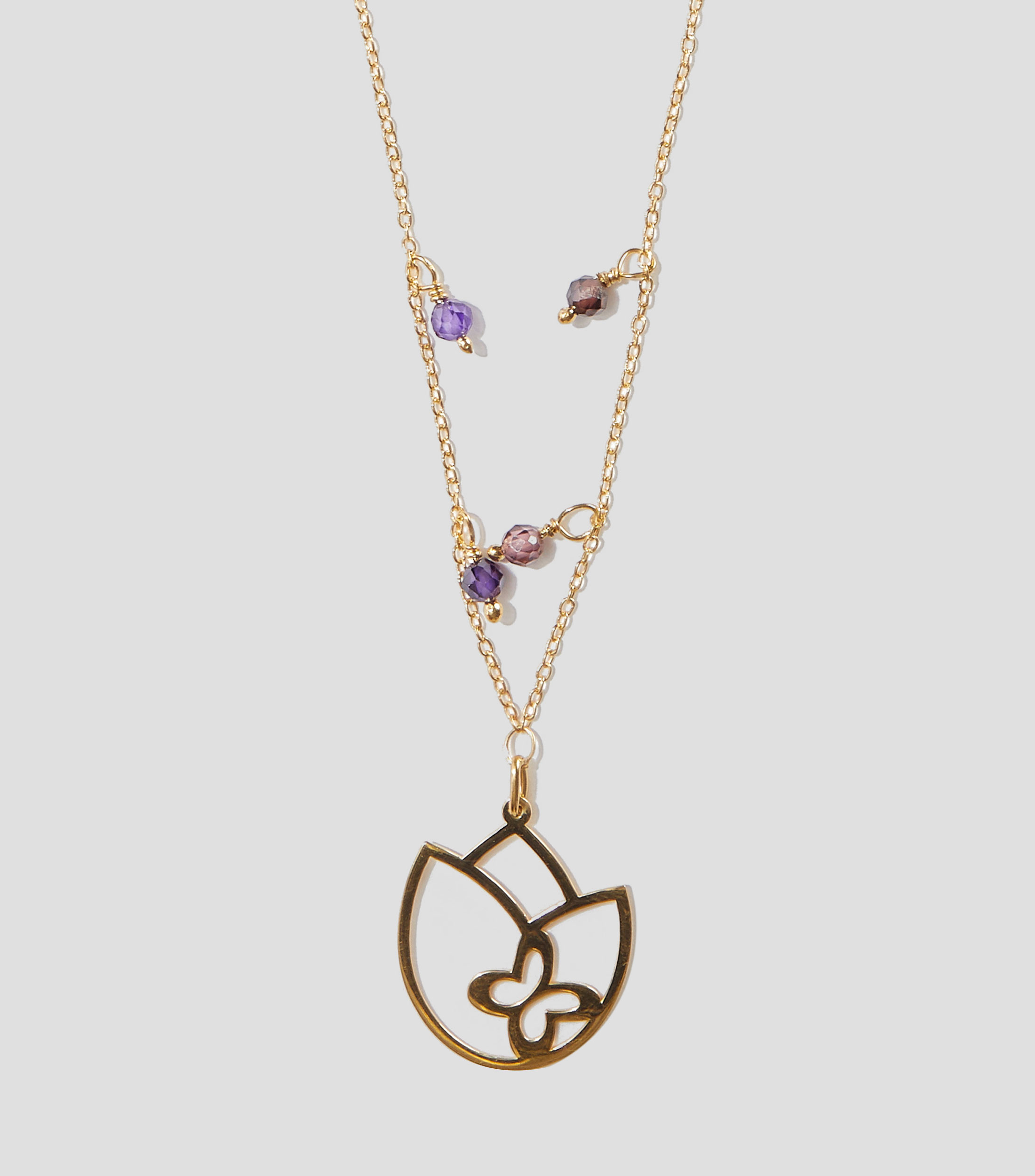 Dije Tulipán en plata .925 Mujer