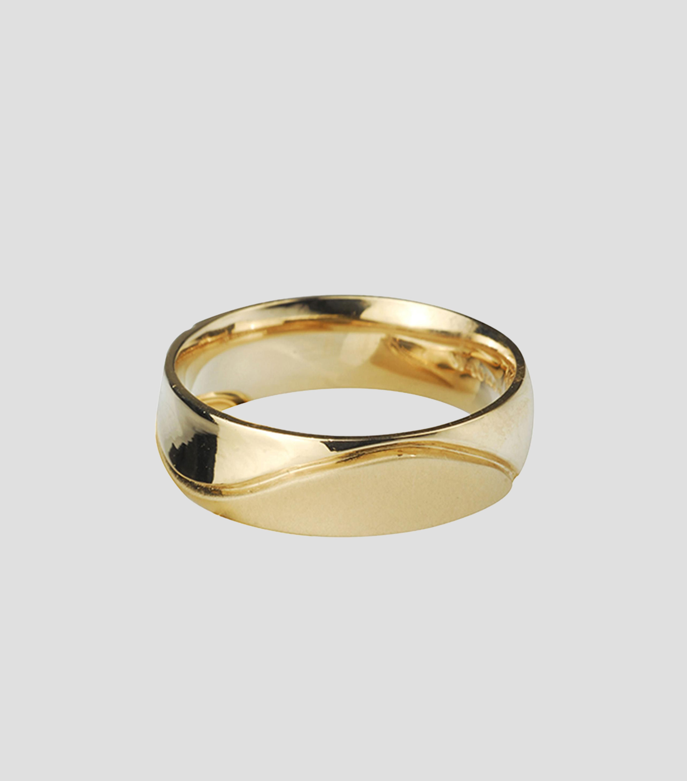 Argolla en oro amarillo 14 kilates Hombre