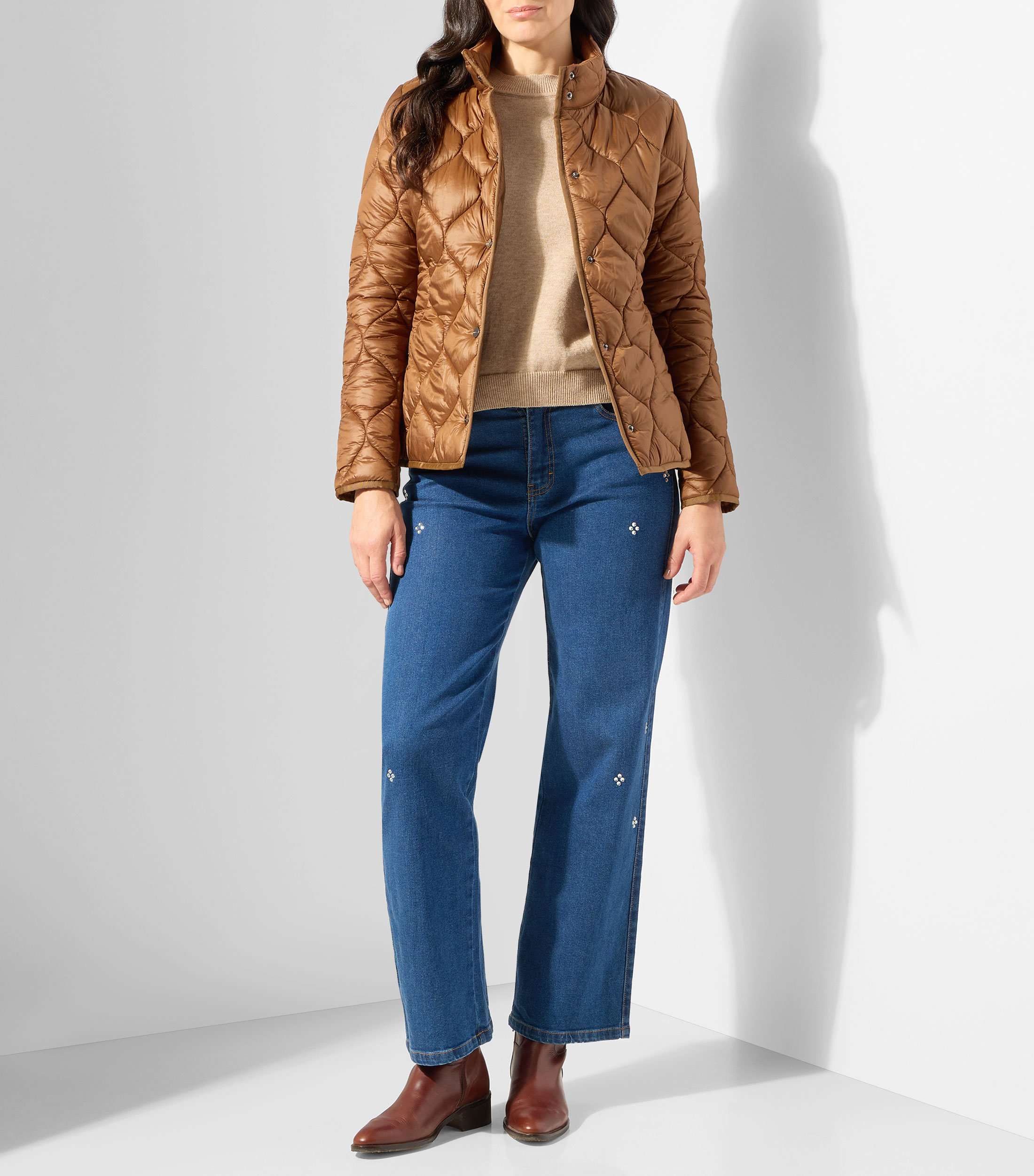 Blusa lisa manga corta Mujer