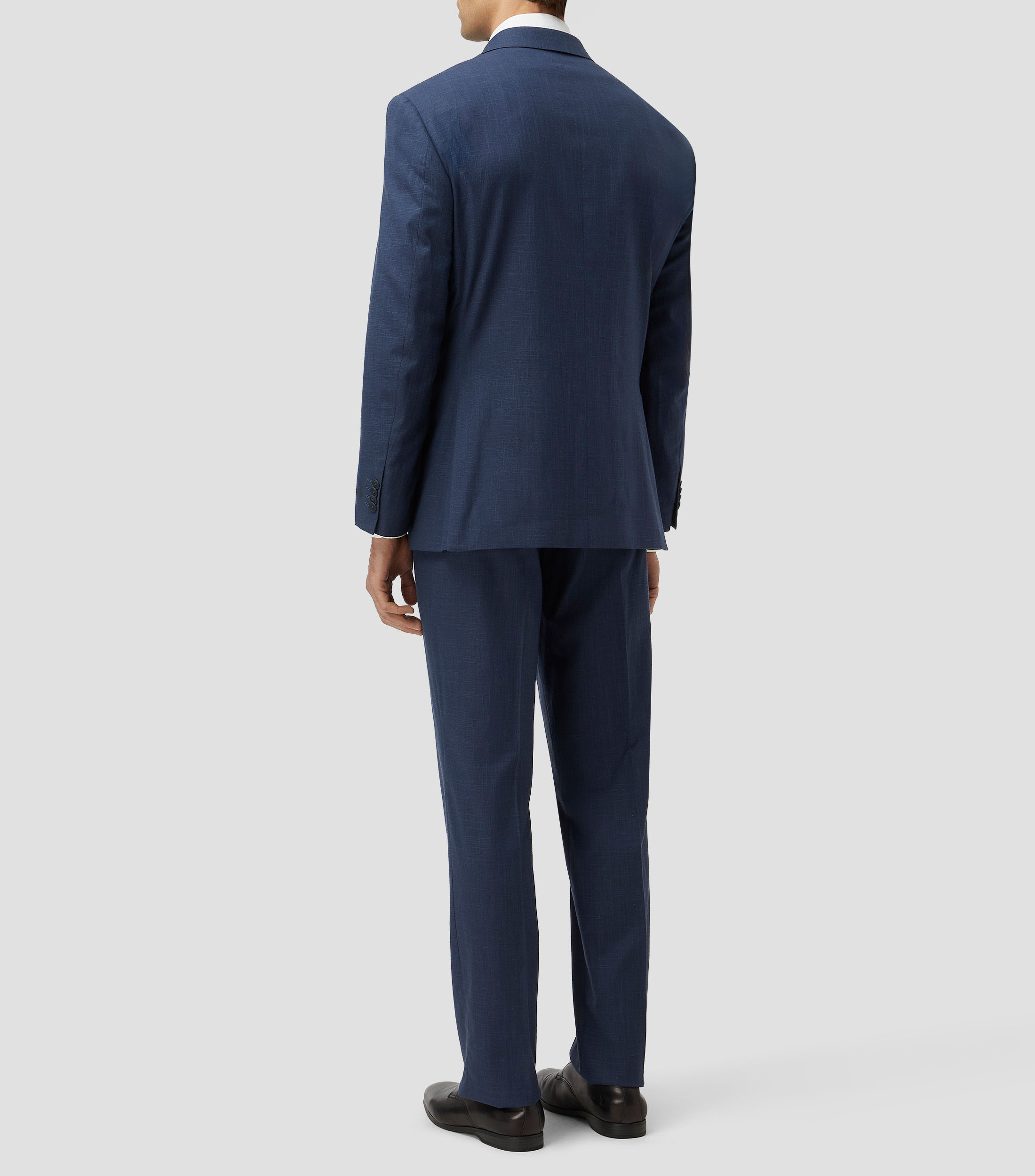 Traje de corte regular liso Hombre