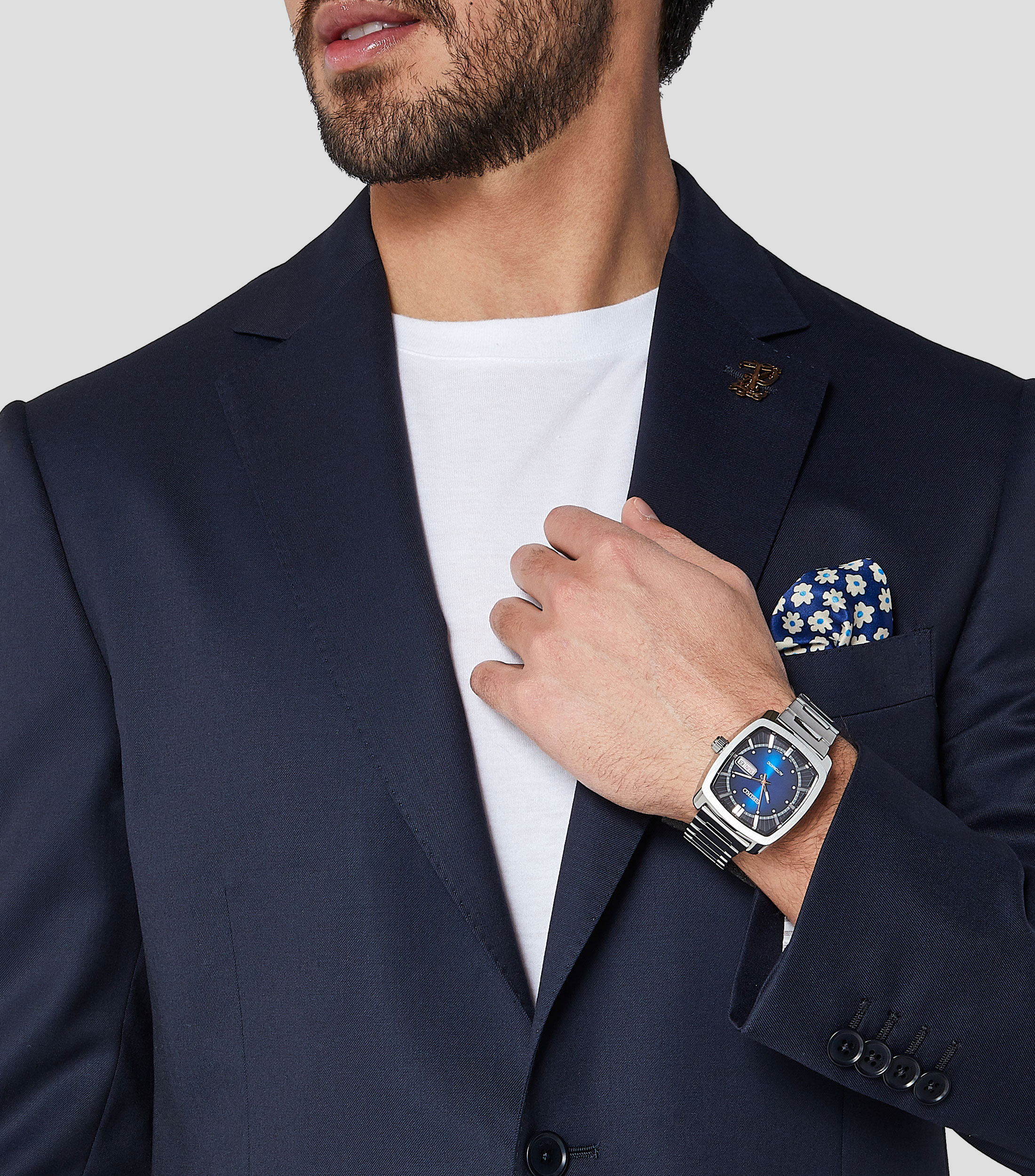 Reloj para hombre Recraft de vestir Azul