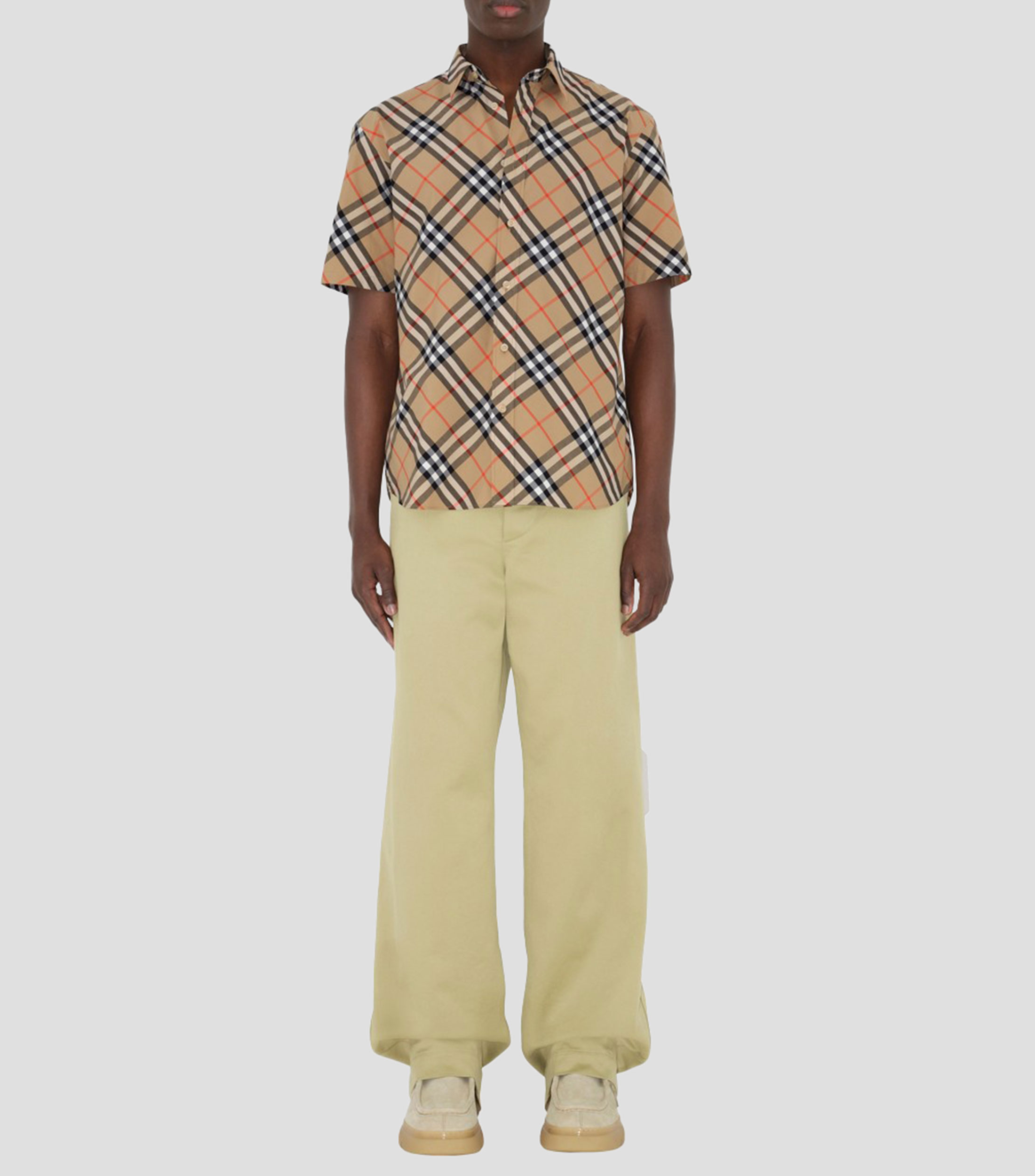 Camisa Cuadros manga corta Hombre
