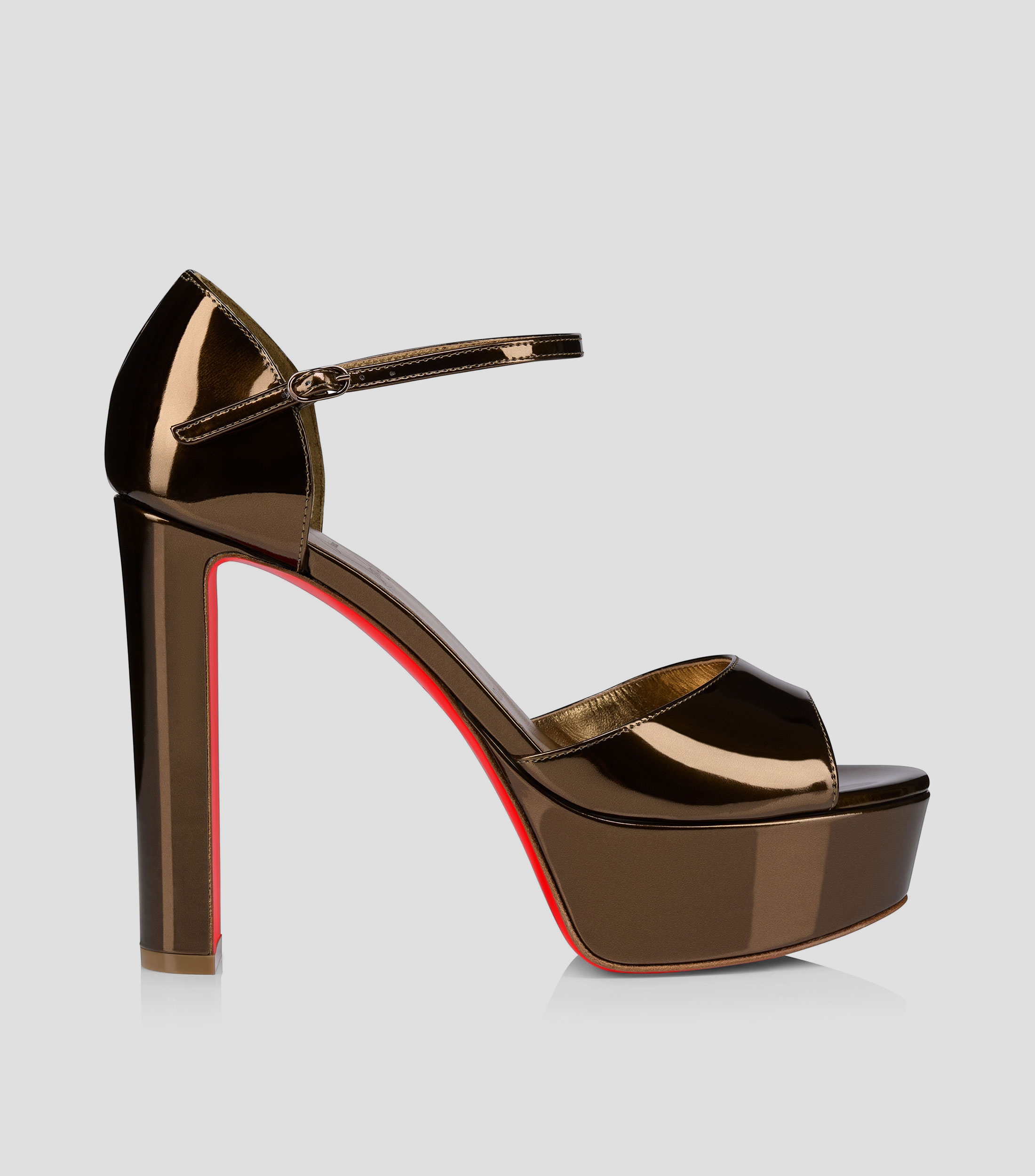 Zapatillas con Tacón Alto Cuadrado Mujer
