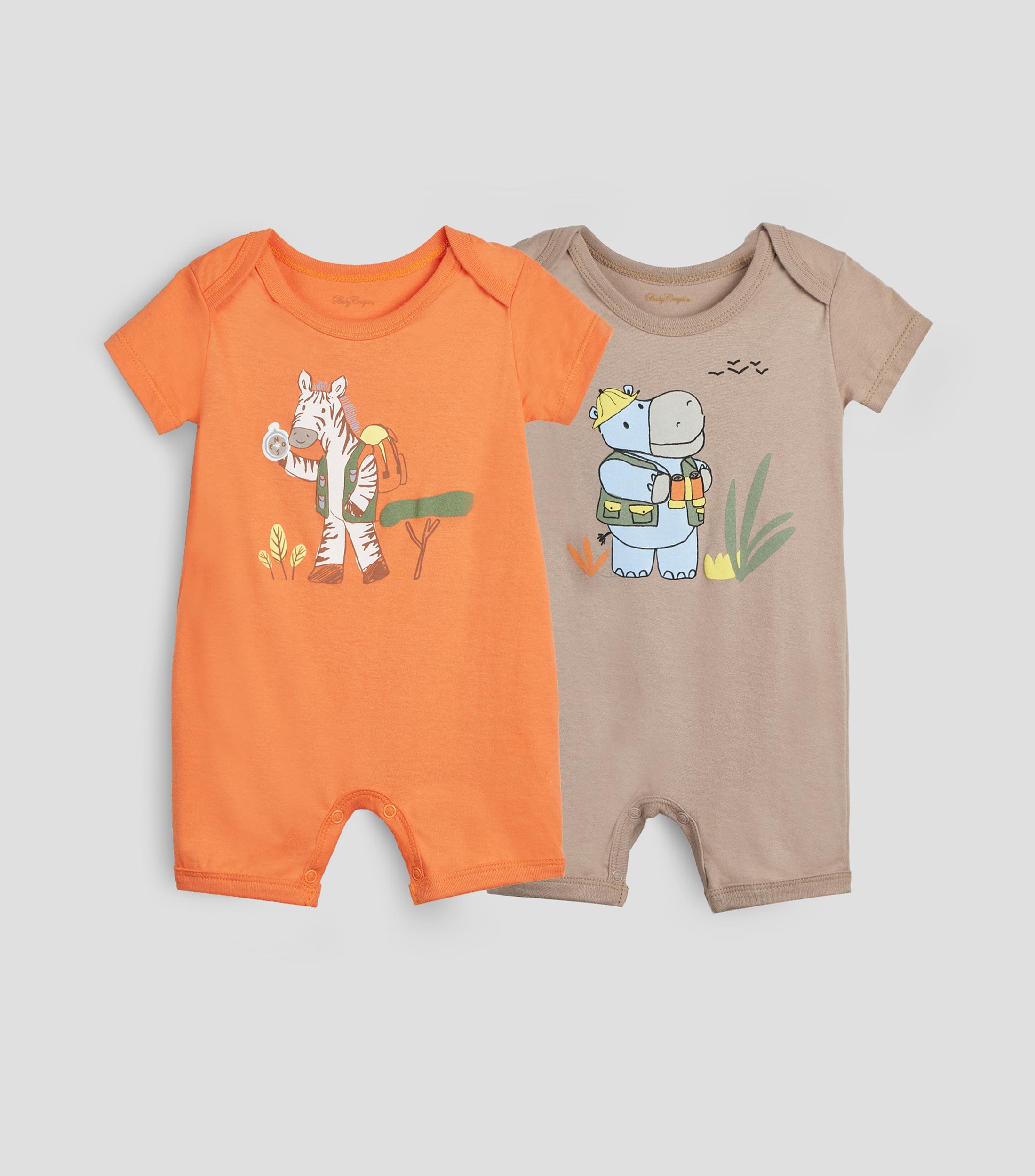 Set 2 pañaleros estampados Bebé