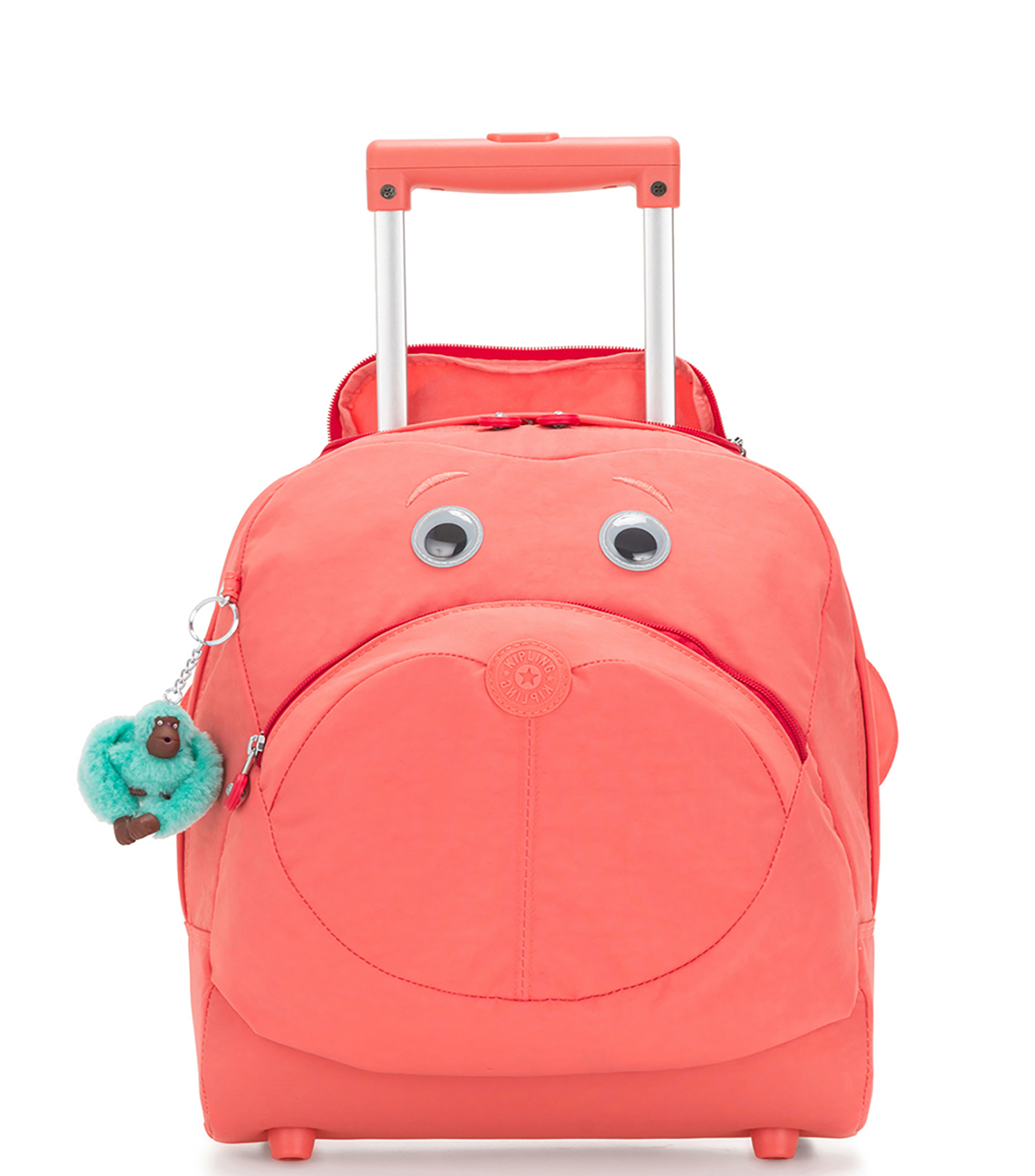 Kipling Mochila Escolar con ruedas Big Wheely Peachy Pink - Palacio de Hierro