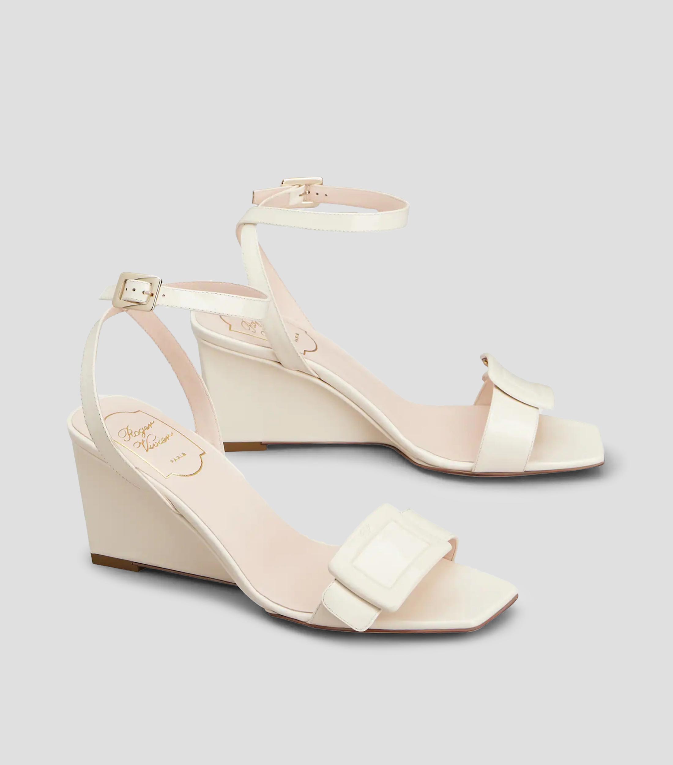 Sandalias con plataforma de cuña Mujer