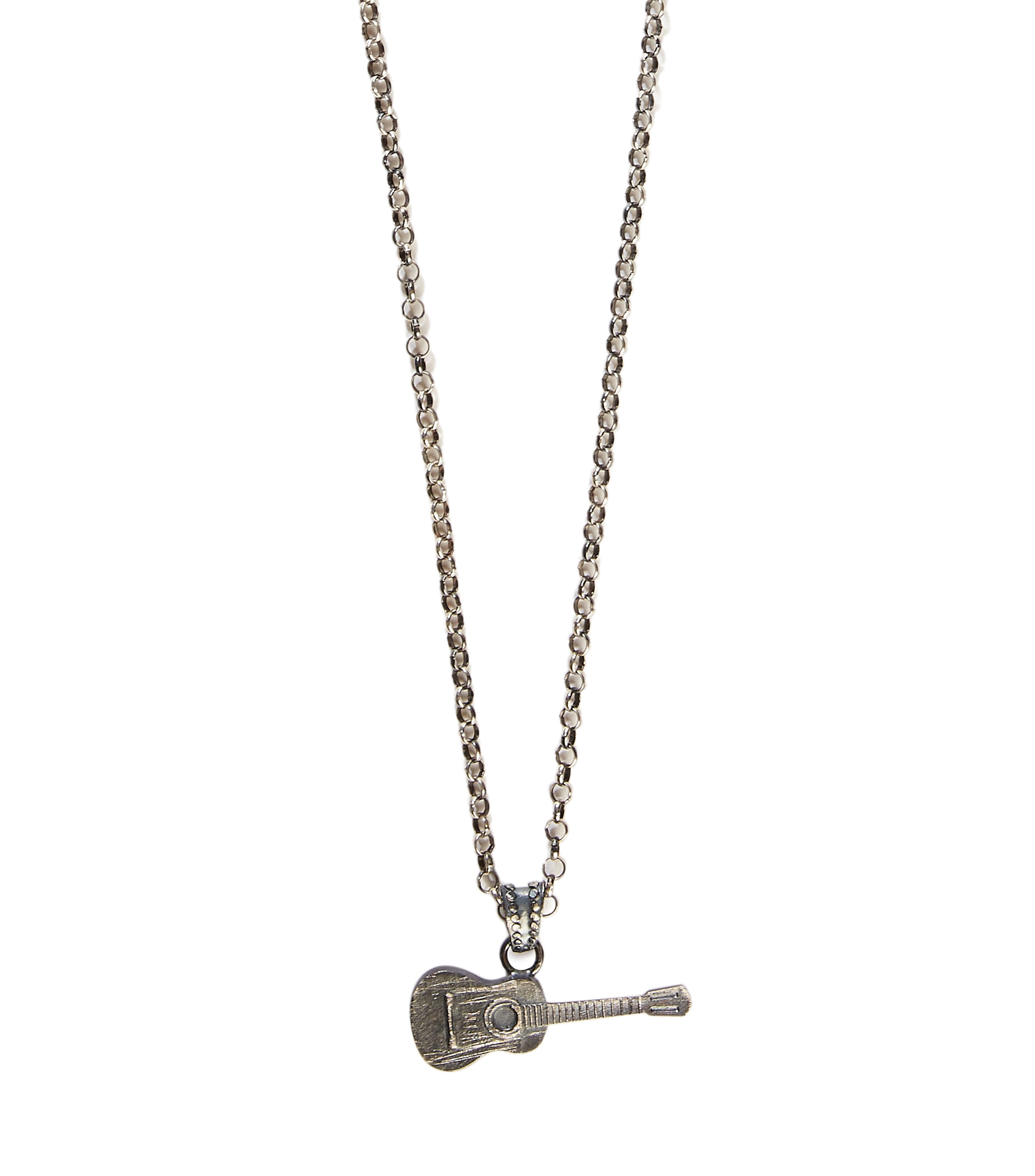 Collar en plata Hombre
