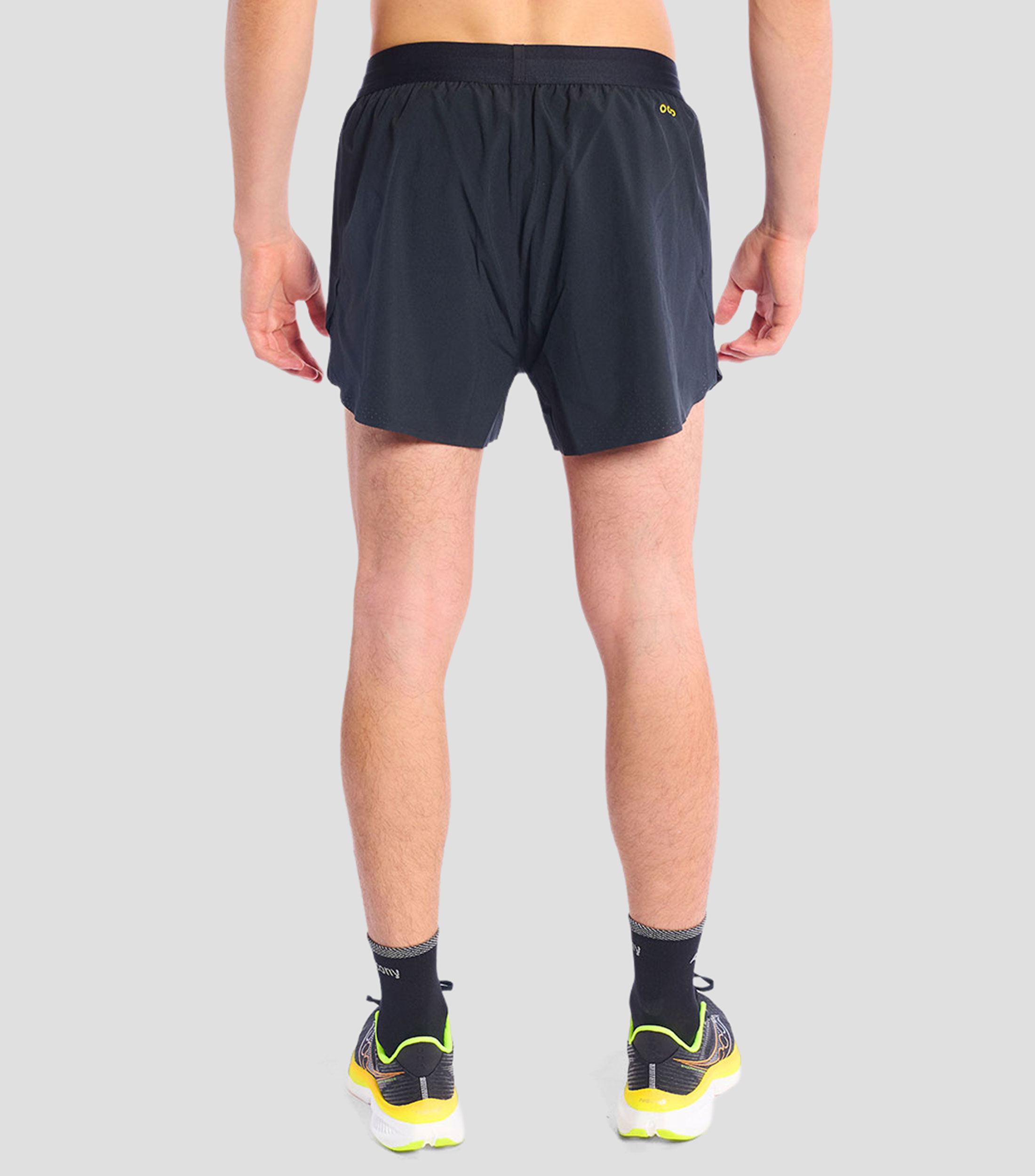 Short para correr liso Hombre