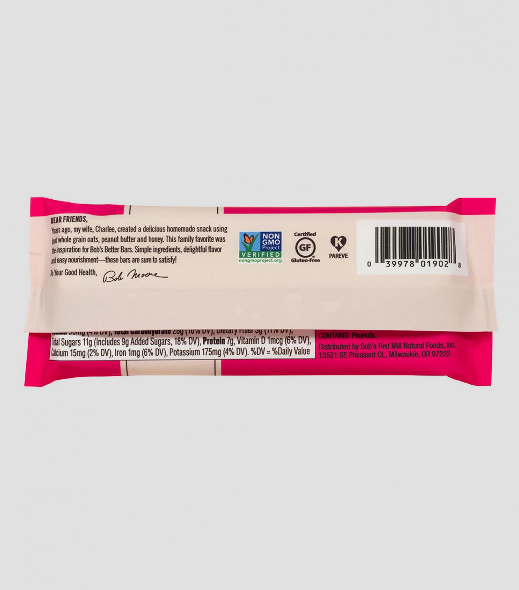 Barra Avena y Fresa, 50 g