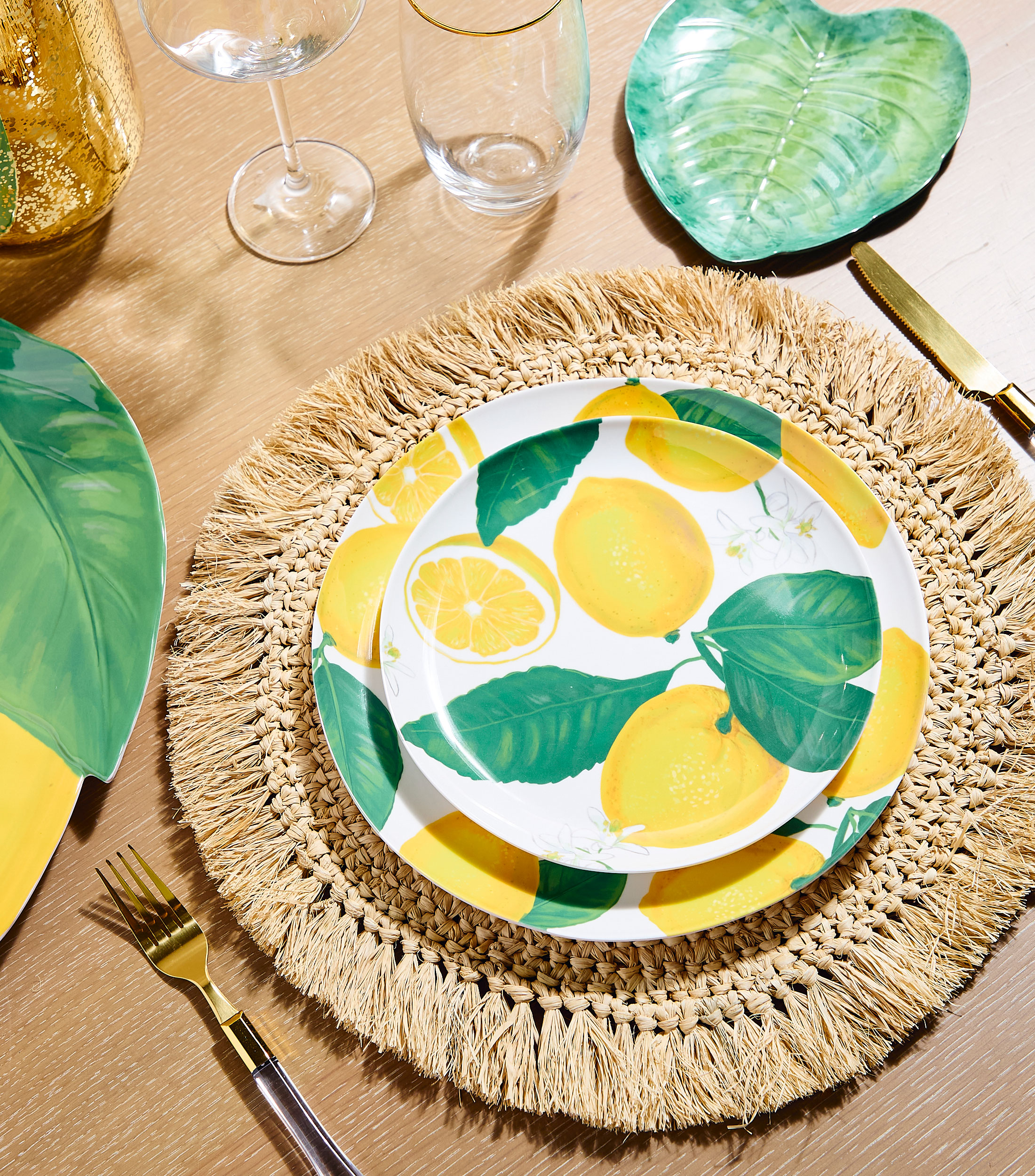 Plato para ensalada Lemon