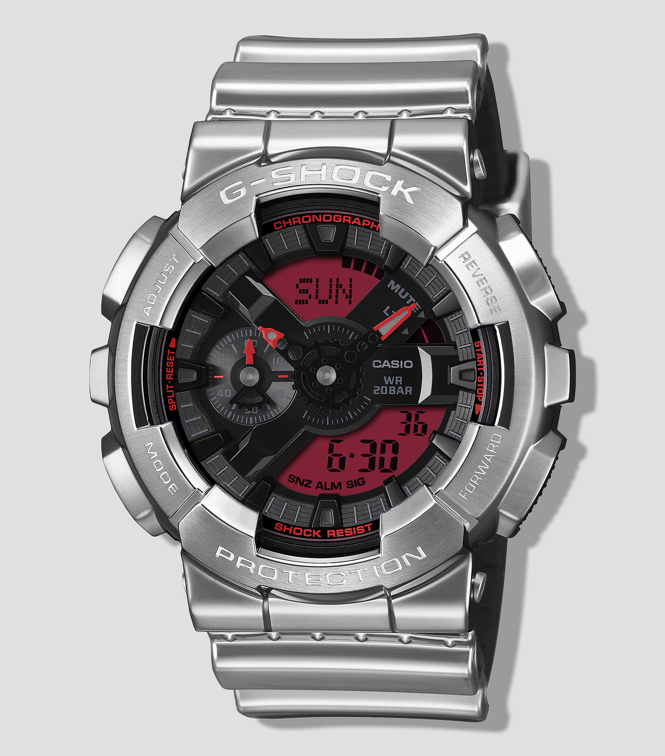 Reloj para Hombre G-SHOCK casual Negro, Plateado