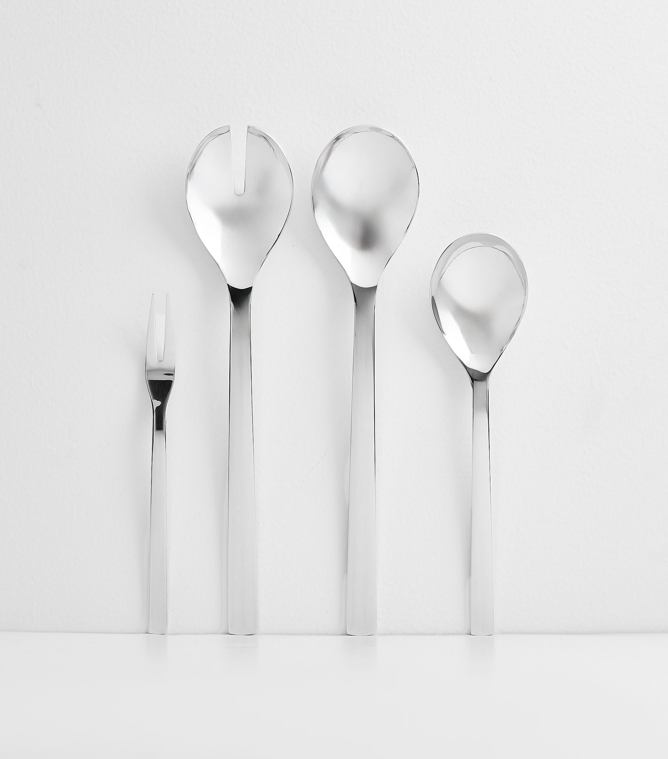 Set para Servir 4 Piezas Nuova en acero inoxidable