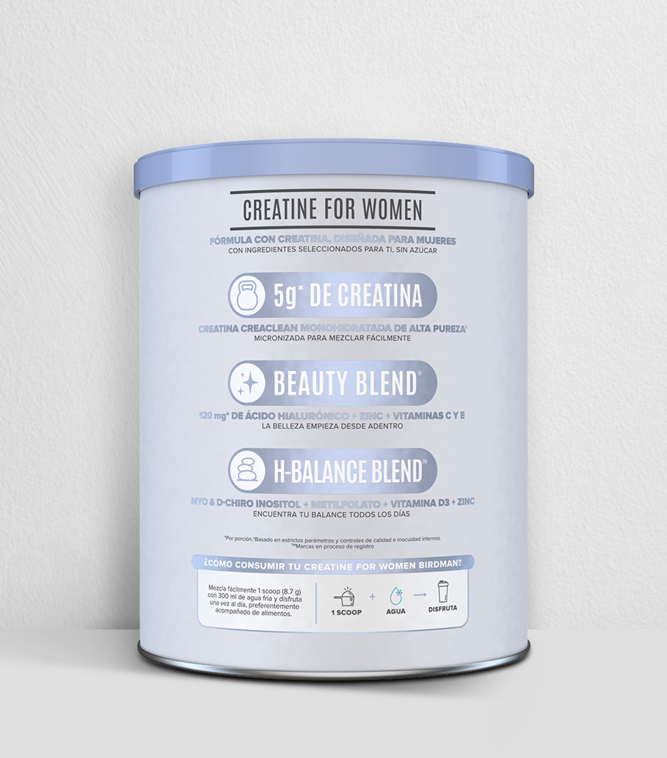 Creatina para Mujer Natural, 348 g