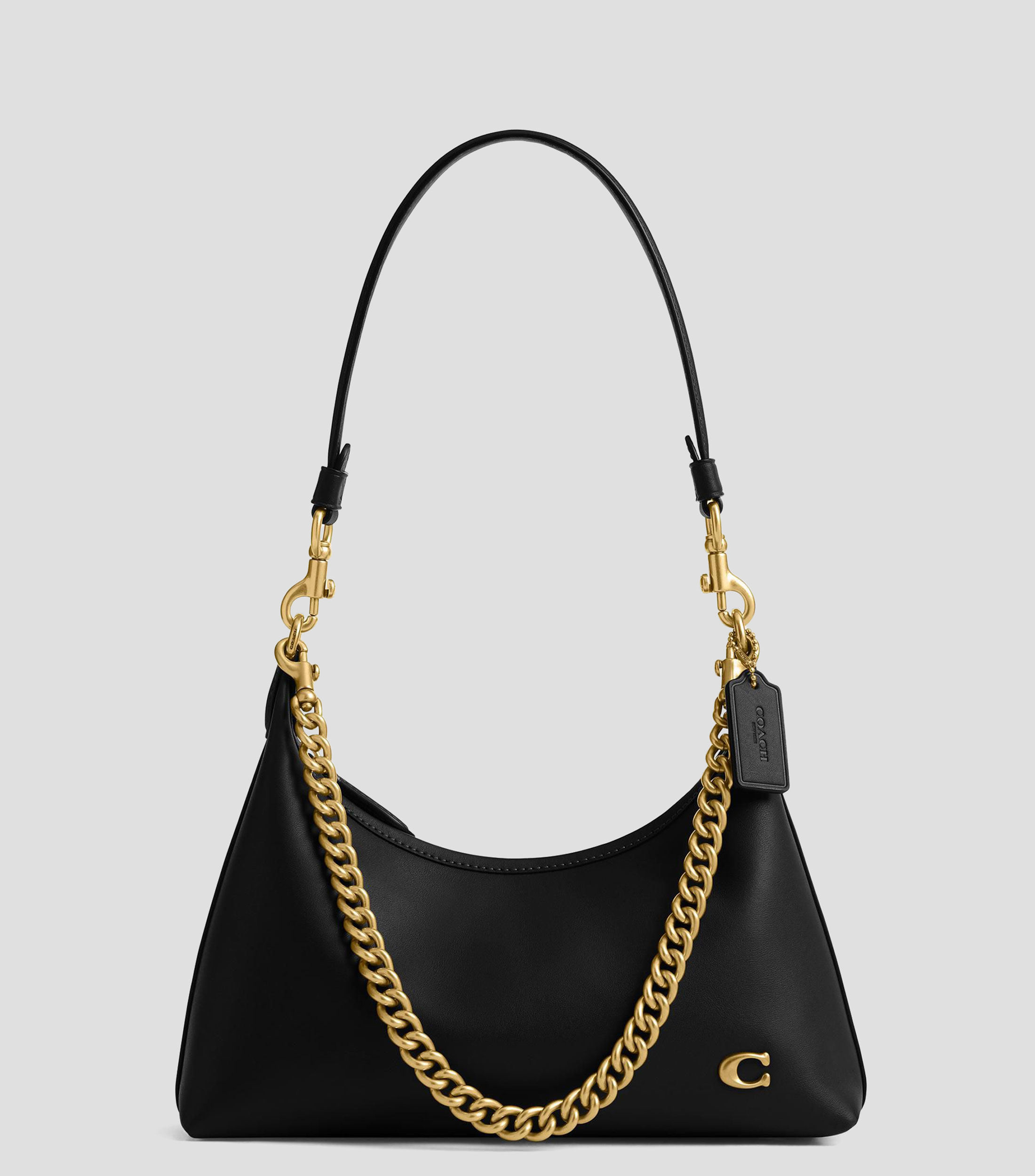 Bolsa shoulder negra en piel Juliet 25 lisa Mujer